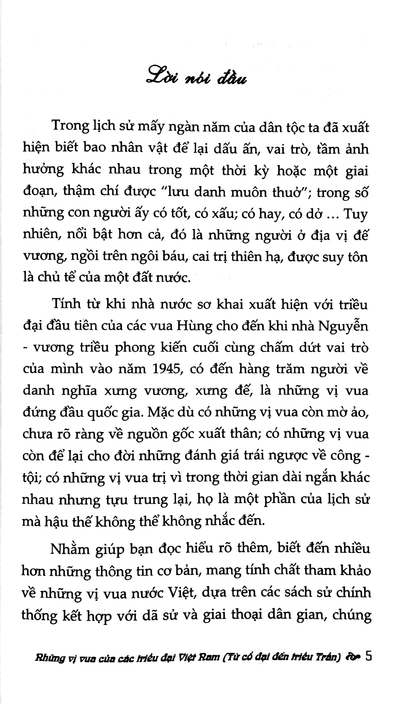 Những Vị Vua Các Triều Đại Việt Nam - Từ Cổ Đại Đến Triều Trần PDF Những Vị Vua Các Triều Đại Việt Nam - Từ Cổ Đại Đến Triều Trần PDF