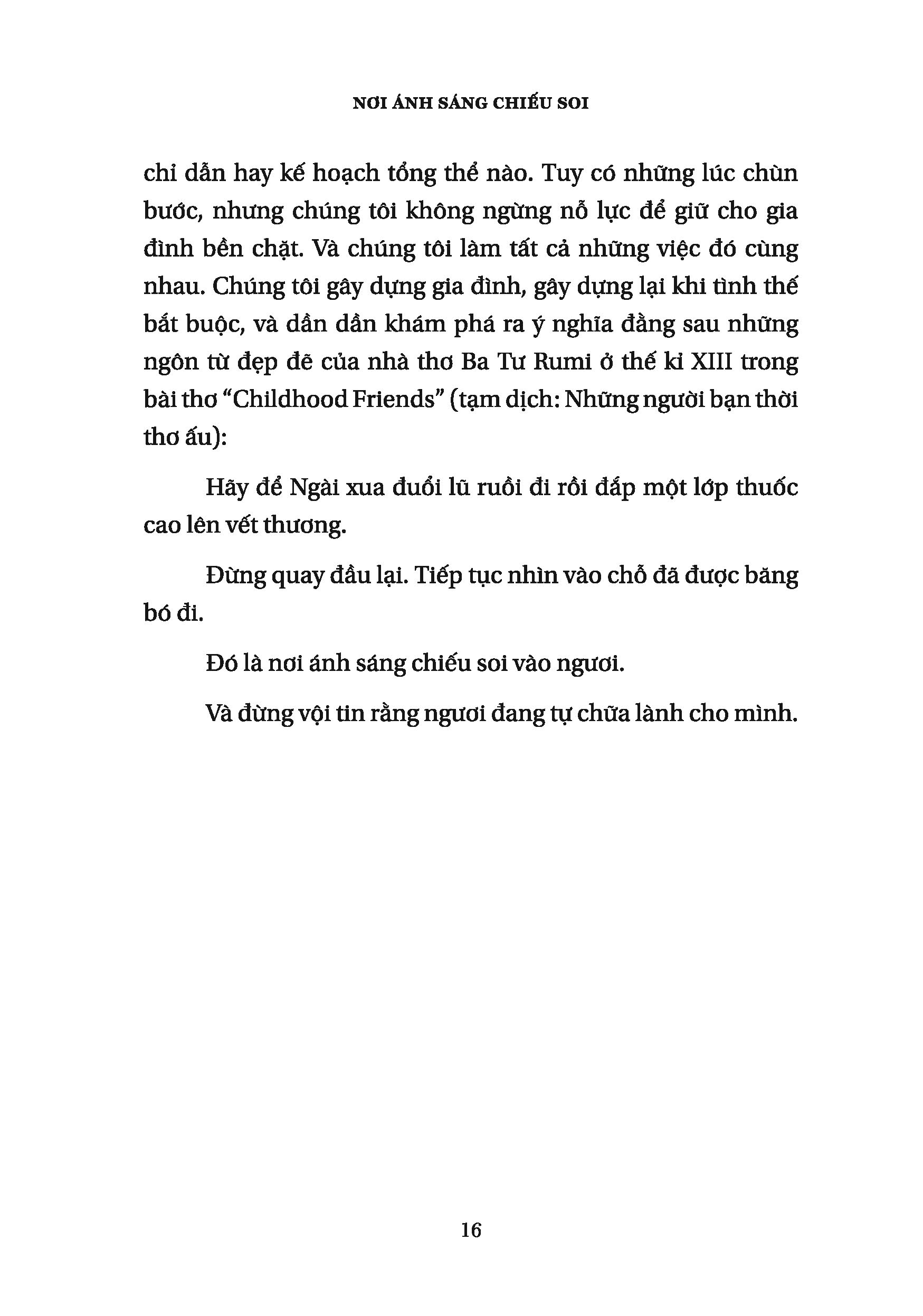 Tải sách Nơi Ánh Sáng Chiếu Soi - Hành Trình Xây Dựng Gia Đình, Khám Phá Chính Mình PDF đọc ebook online, epub online, nghe sách nói audio miễn phí.