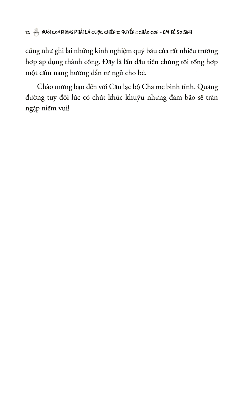 Bộ Nuôi Con Không Phải Là Cuộc Chiến 1 - Chào Con - Em Bé Sơ Sinh PDF Bộ Nuôi Con Không Phải Là Cuộc Chiến 1 - Chào Con - Em Bé Sơ Sinh PDF