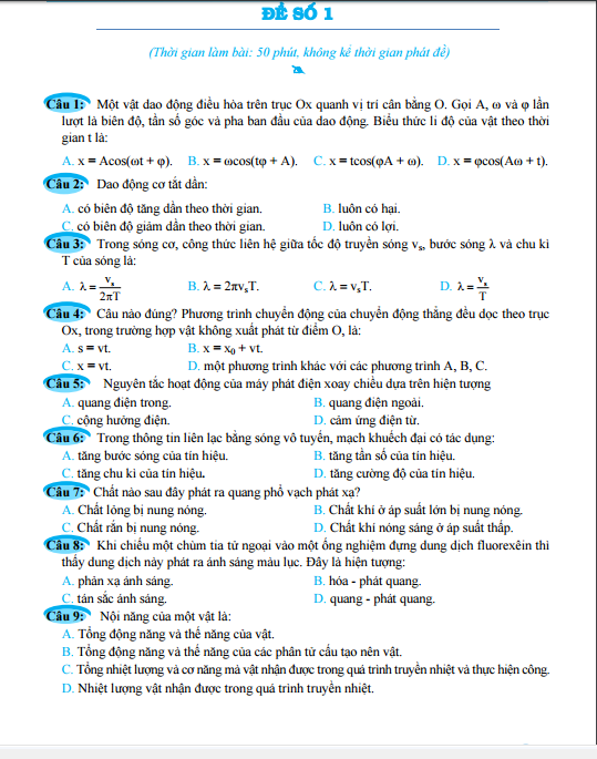 Ôn Luyện Đề Thi Mẫu Thpt Quốc Gia 2019 - Môn Vật Lí PDF đọc ebook online, epub online, nghe sách nói audio miễn phí. Tải sách Ôn Luyện Đề Thi Mẫu Thpt Quốc Gia 2019 - Môn Vật Lí PDF đọc ebook online, epub online, nghe sách nói audio miễn phí.