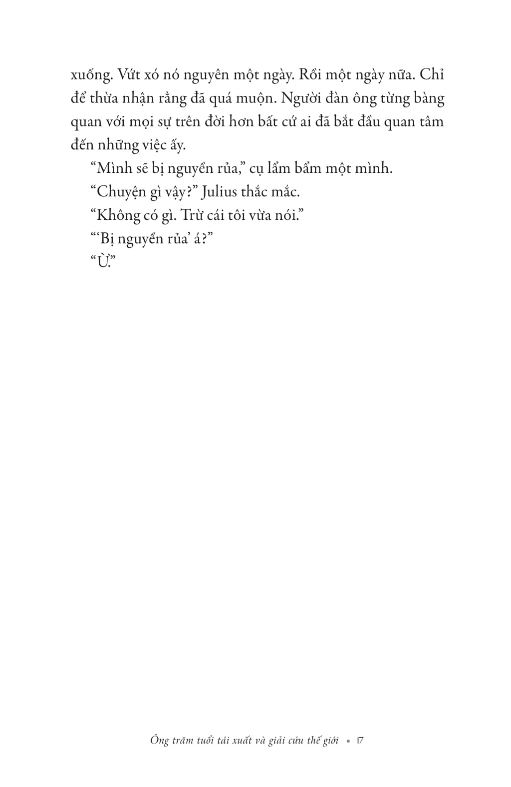 Tải sách Ông Trăm Tuổi Tái Xuất Và Giải Cứu Thế Giới PDF đọc ebook online, epub online, nghe sách nói audio miễn phí.