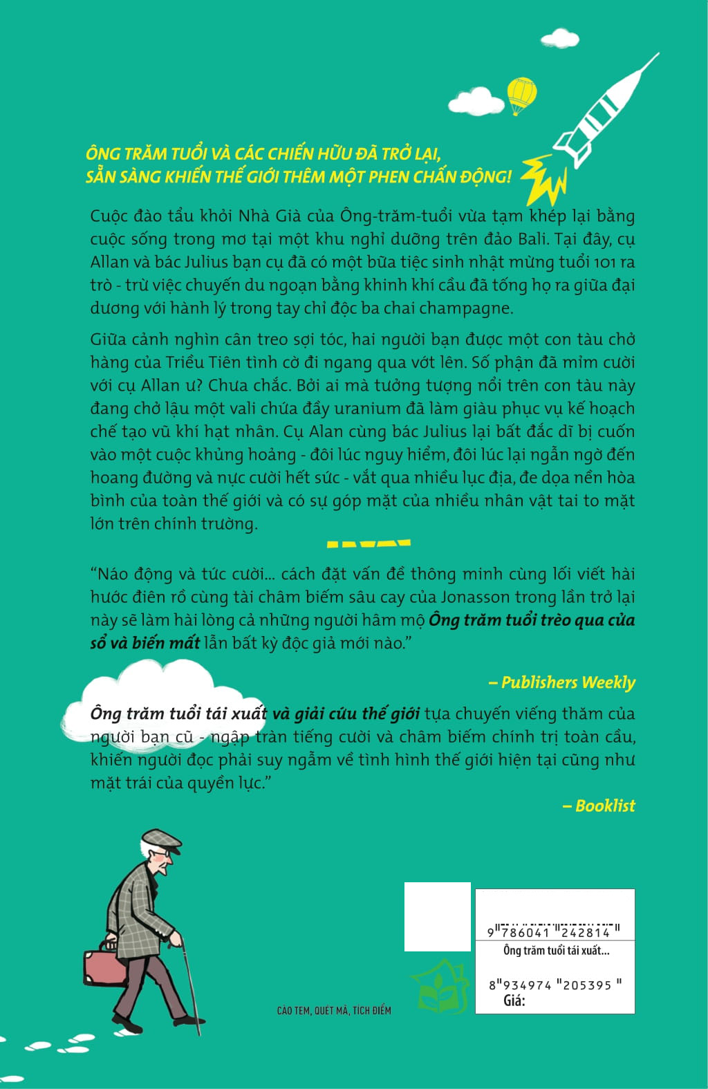 Tải sách Ông Trăm Tuổi Tái Xuất Và Giải Cứu Thế Giới PDF đọc ebook online, epub online, nghe sách nói audio miễn phí.