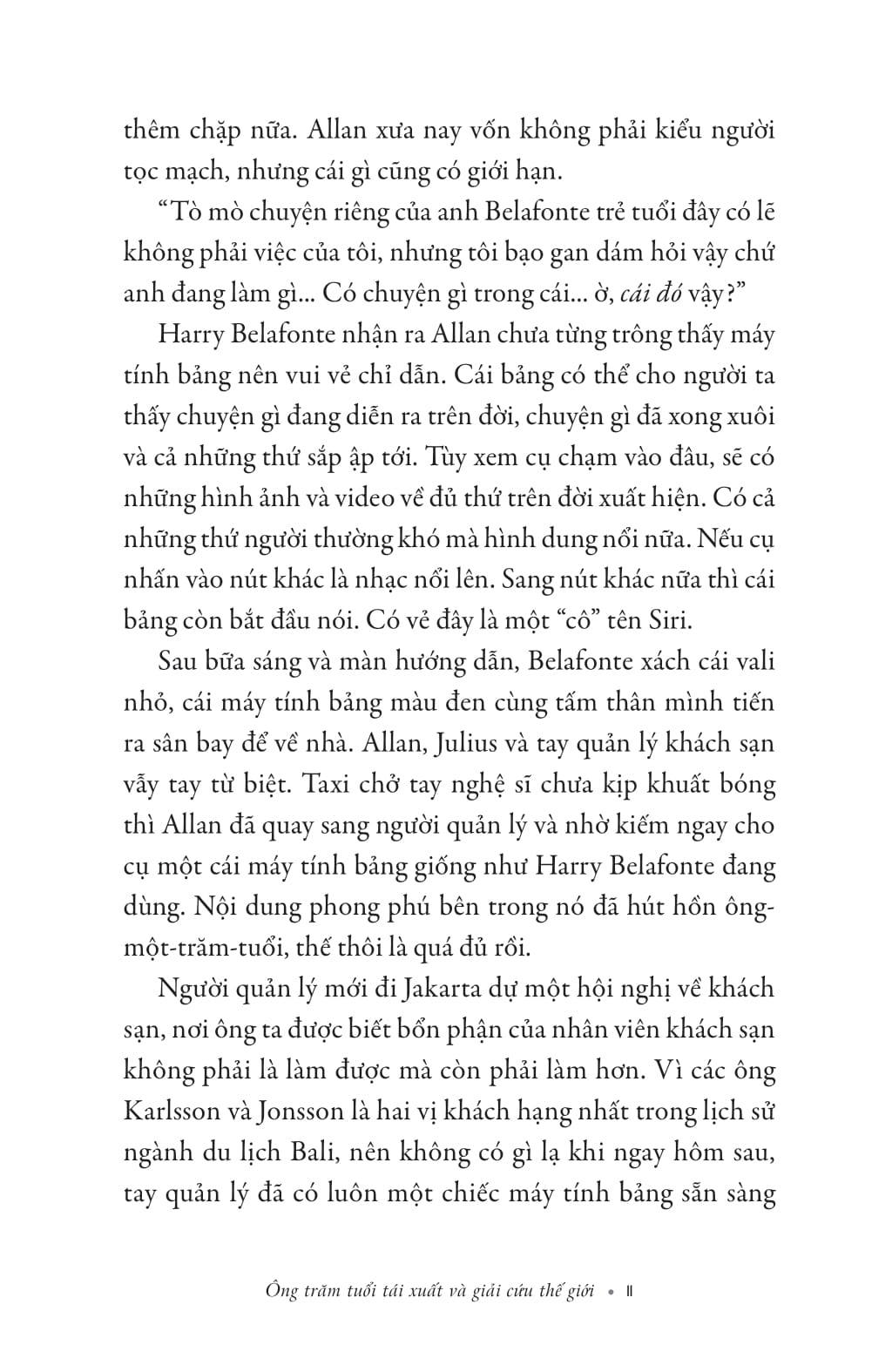Tải sách Ông Trăm Tuổi Tái Xuất Và Giải Cứu Thế Giới PDF đọc ebook online, epub online, nghe sách nói audio miễn phí.