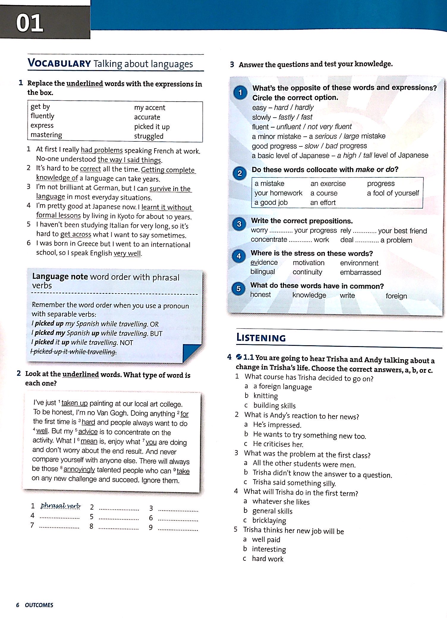 Outcomes Intermediate: Workbook - FAHASA.COM