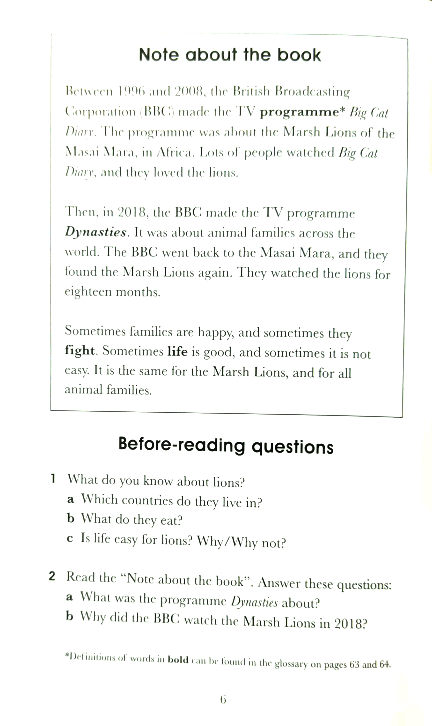 Penguin Readers Level 1 Bbc Dynasties Lions Fahasa Com