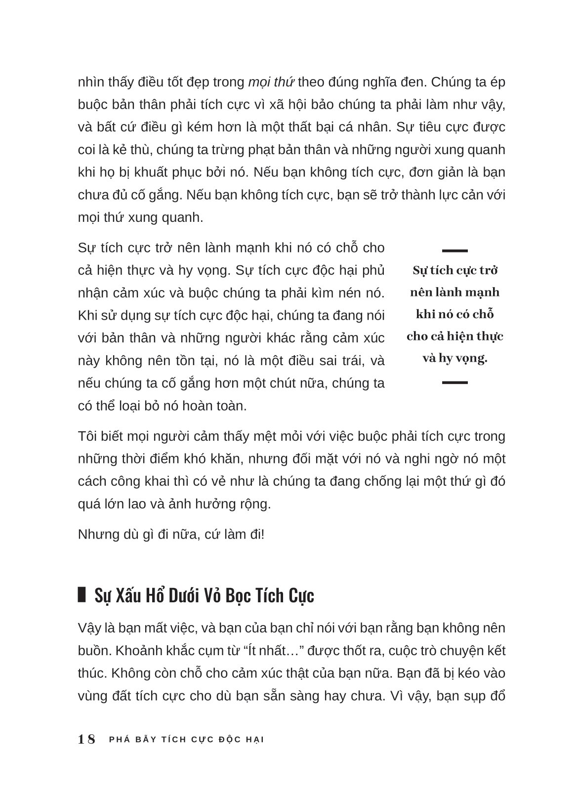Phá Bẫy Tích Cực Độc Hại - Trung Thực Với Cảm Xúc Trong Một Thế Giới Ám Ảnh Với Hạnh Phúc PDF Phá Bẫy Tích Cực Độc Hại - Trung Thực Với Cảm Xúc Trong Một Thế Giới Ám Ảnh Với Hạnh Phúc PDF