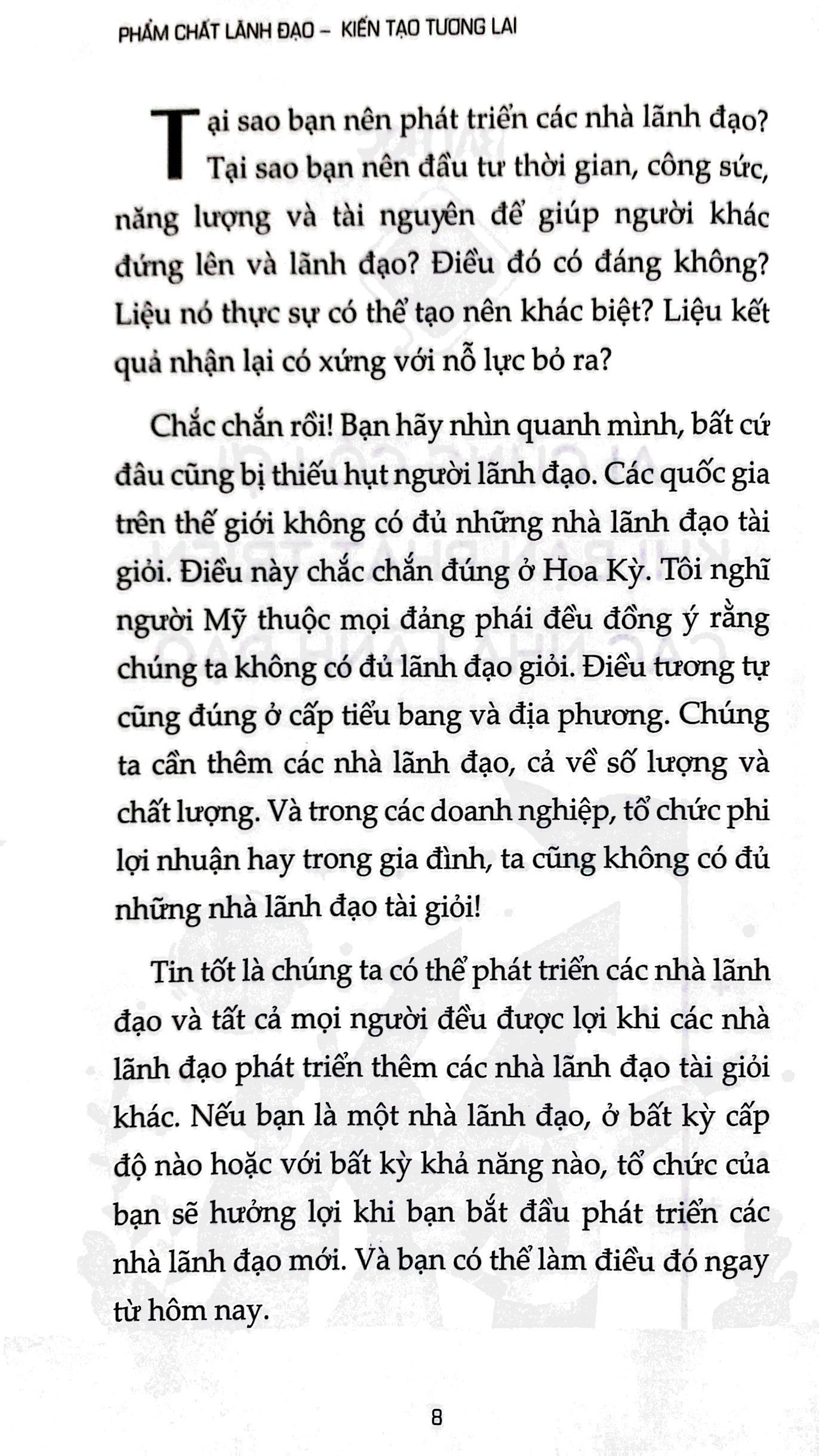 Tải sách Phẩm Chất Lãnh Đạo - Kiến Tạo Tương Lai PDF đọc ebook online, epub online, nghe sách nói audio miễn phí.