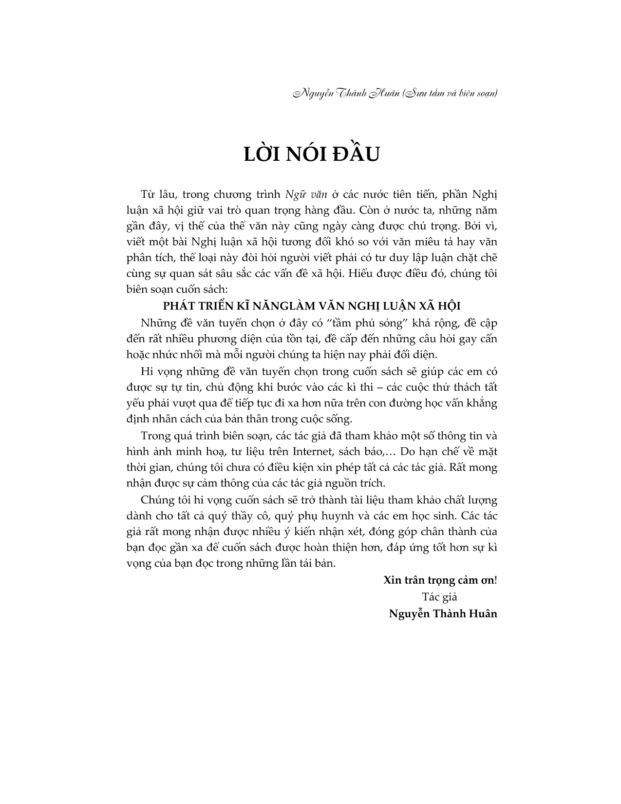 Phát Triển Kĩ Năng Làm Văn Nghị Luận Xã Hội (Dùng Cho Học Sinh THCS & THPT) PDF đọc ebook online, epub online, nghe sách nói audio miễn phí.