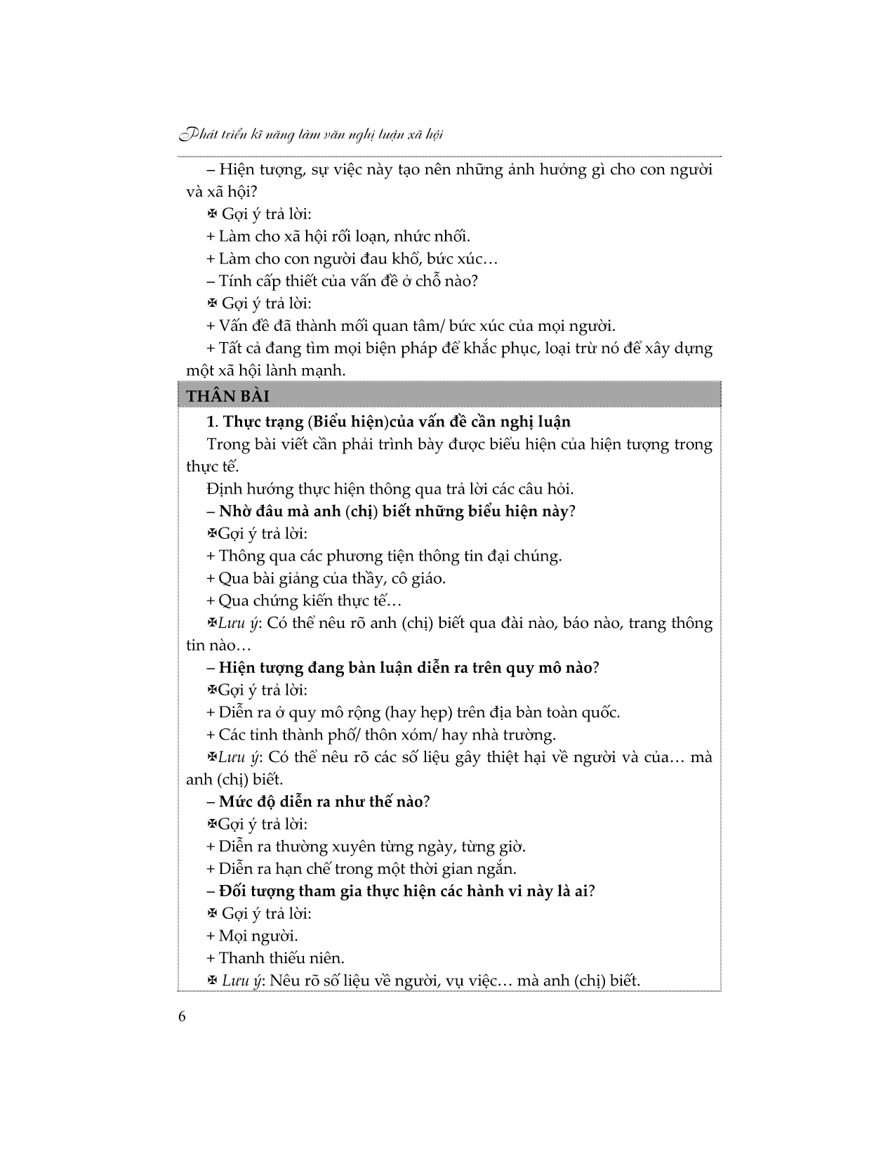 Phát Triển Kĩ Năng Làm Văn Nghị Luận Xã Hội (Dùng Cho Học Sinh THCS & THPT) PDF đọc ebook online, epub online, nghe sách nói audio miễn phí.