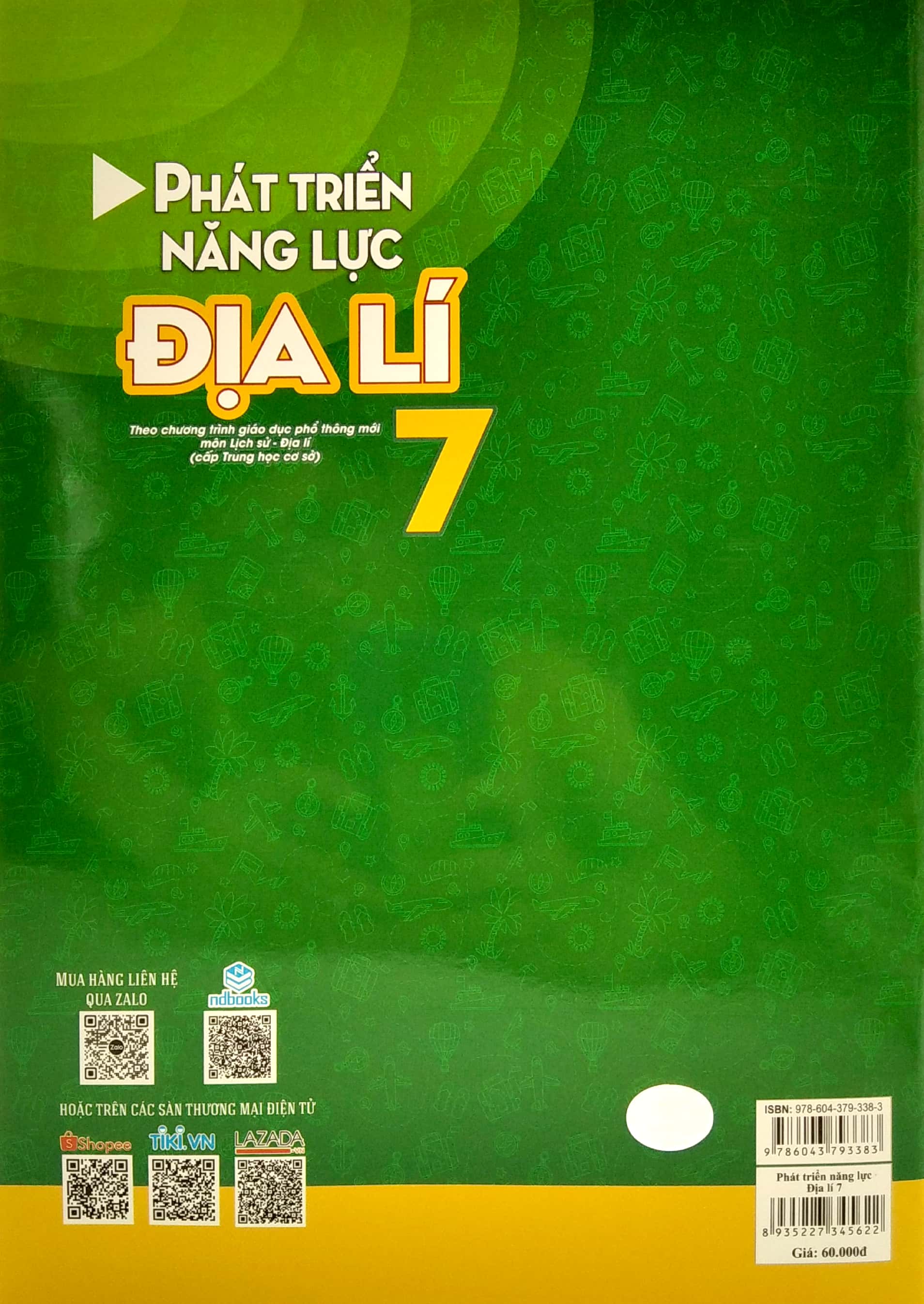 Phát Triển Năng Lực Địa Lí 7 (Biên Soạn Theo Chương Trình Giáo Dục Phổ Thông Mới) PDF đọc ebook online, epub online, nghe sách nói audio miễn phí.