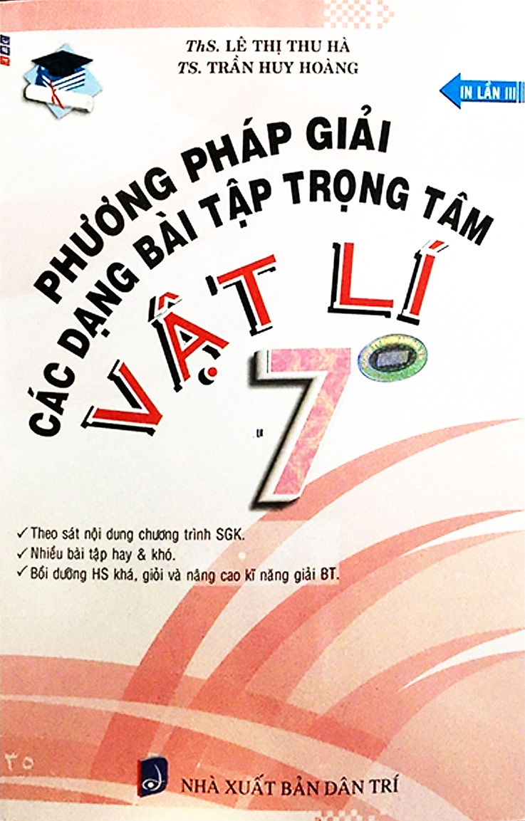 Phương Pháp Giải Các Dạng Bài Tập Toán Trọng Tâm - Vật Lí 7 PDF đọc ebook online, epub online, nghe sách nói audio miễn phí. Tải sách Phương Pháp Giải Các Dạng Bài Tập Toán Trọng Tâm - Vật Lí 7 PDF đọc ebook online, epub online, nghe sách nói audio miễn phí.