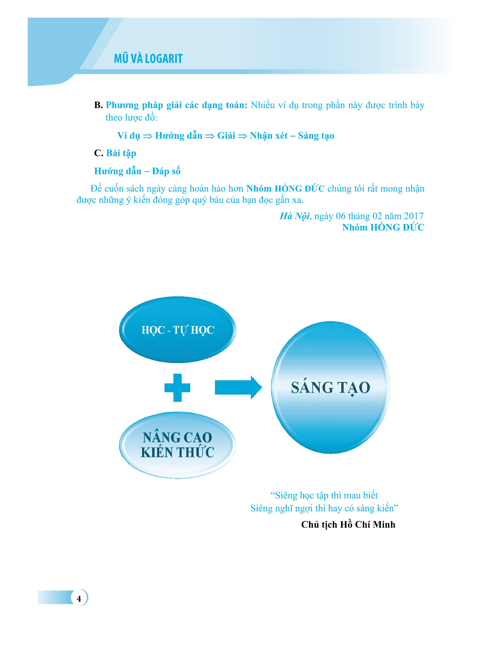 Phương Pháp Giải Các Dạng Toán THPT - Mũ Và Logarit PDF đọc ebook online, epub online, nghe sách nói audio miễn phí.