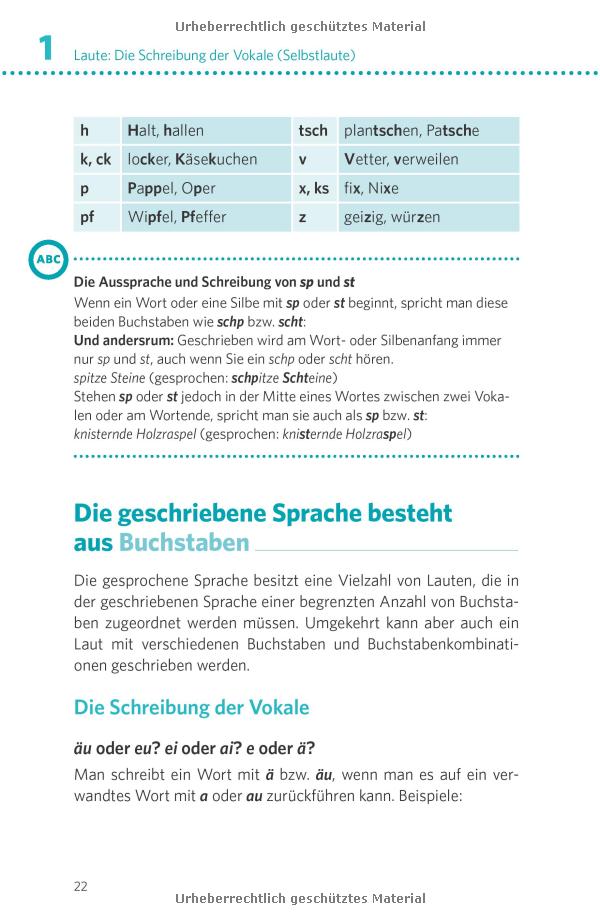 PONS Deutsche Grammatik & Rechtschreibung - Alle wichtigen Regeln