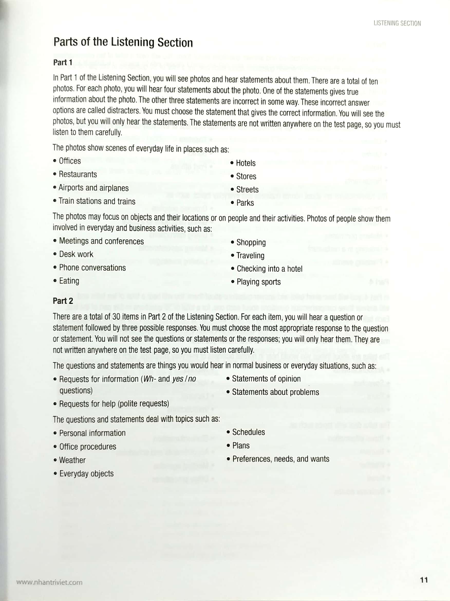 Practice Test For The TOEIC Test Kèm CD PDF