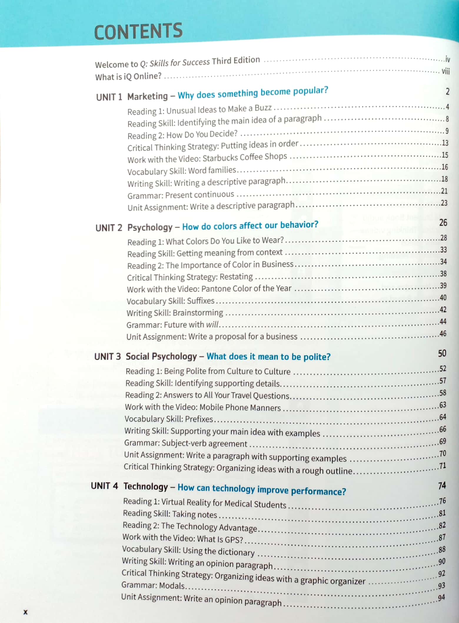 Q Skills For Success Level 2 Reading And Writing Student Book With