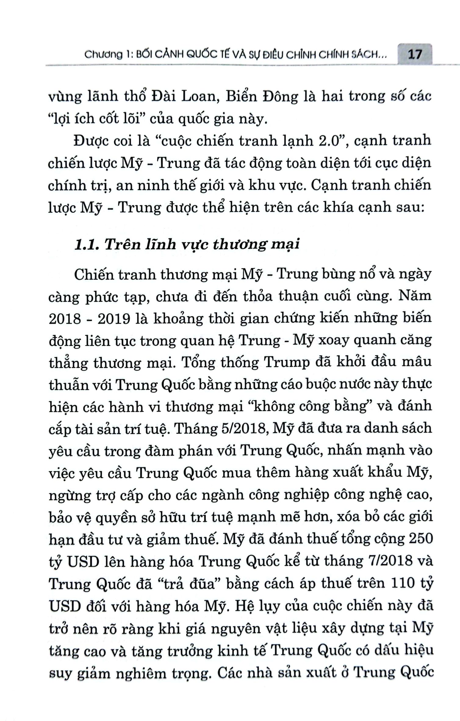 Quan Hệ Việt Nam-Trung Quốc Giai Đoạn 2017-2022: Những Điều Chỉnh Chính Sách Của Trung Quốc Và Hàm Ý Đối Với Việt Nam PDF đọc ebook online, epub online, nghe sách nói audio miễn phí. Tải sách Quan Hệ Việt Nam-Trung Quốc Giai Đoạn 2017-2022: Những Điều Chỉnh Chính Sách Của Trung Quốc Và Hàm Ý Đối Với Việt Nam PDF đọc ebook online, epub online, nghe sách nói audio miễn phí.