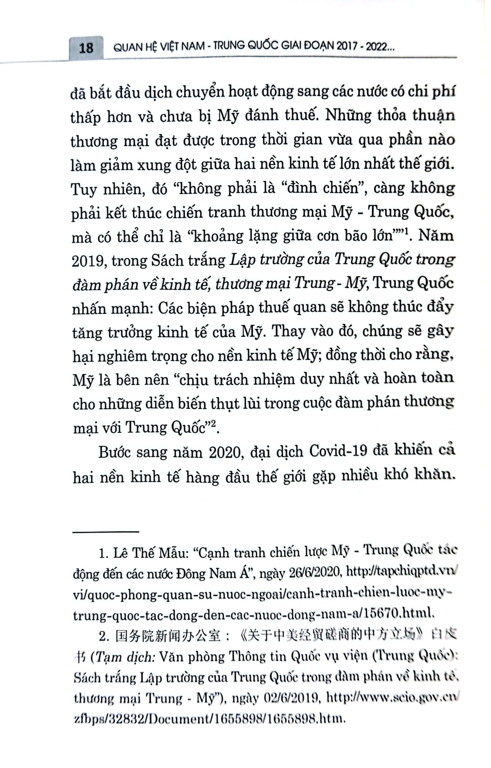 Quan Hệ Việt Nam-Trung Quốc Giai Đoạn 2017-2022: Những Điều Chỉnh Chính Sách Của Trung Quốc Và Hàm Ý Đối Với Việt Nam PDF đọc ebook online, epub online, nghe sách nói audio miễn phí. Tải sách Quan Hệ Việt Nam-Trung Quốc Giai Đoạn 2017-2022: Những Điều Chỉnh Chính Sách Của Trung Quốc Và Hàm Ý Đối Với Việt Nam PDF đọc ebook online, epub online, nghe sách nói audio miễn phí.