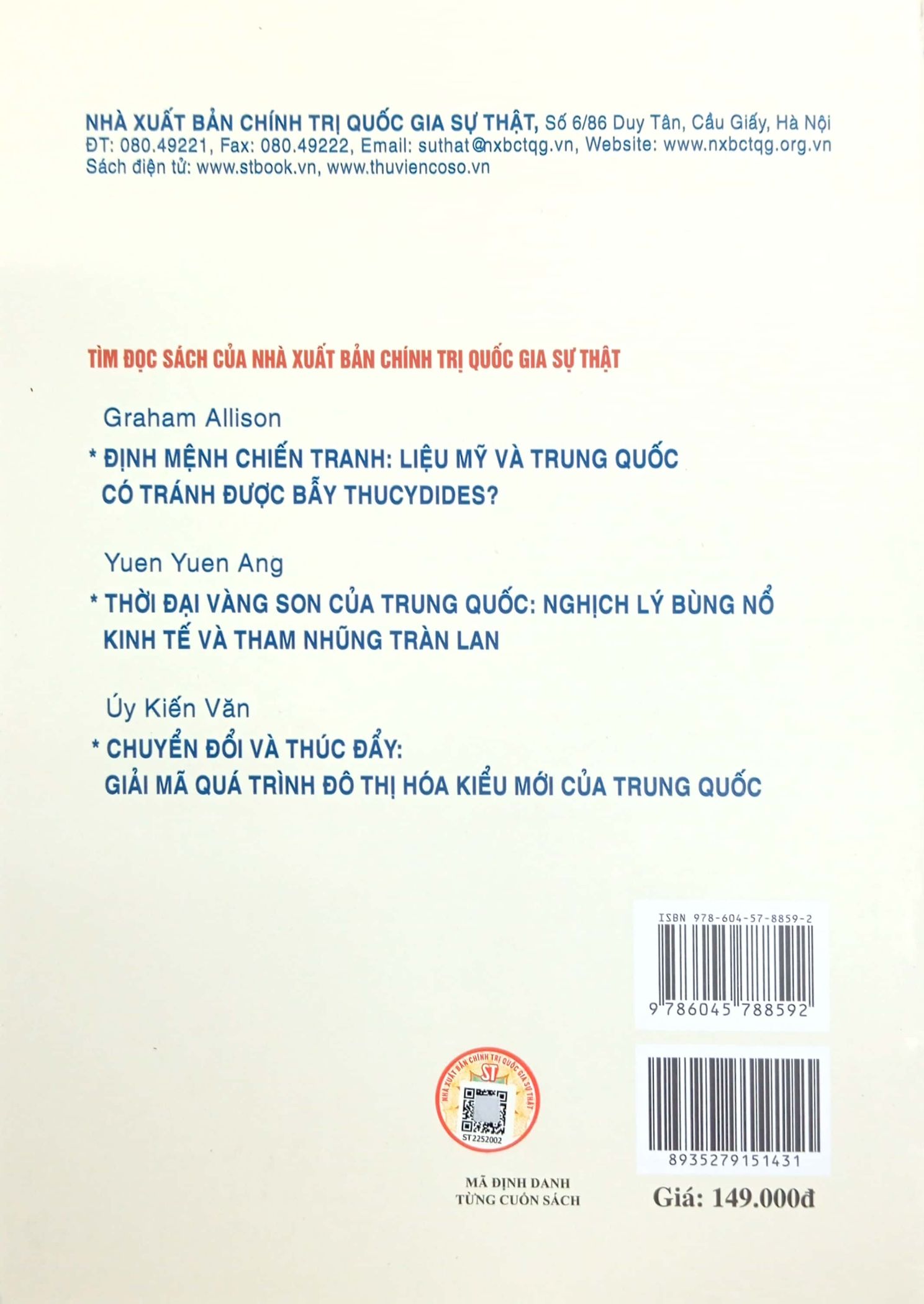 Quan Hệ Việt Nam-Trung Quốc Giai Đoạn 2017-2022: Những Điều Chỉnh Chính Sách Của Trung Quốc Và Hàm Ý Đối Với Việt Nam PDF đọc ebook online, epub online, nghe sách nói audio miễn phí. Tải sách Quan Hệ Việt Nam-Trung Quốc Giai Đoạn 2017-2022: Những Điều Chỉnh Chính Sách Của Trung Quốc Và Hàm Ý Đối Với Việt Nam PDF đọc ebook online, epub online, nghe sách nói audio miễn phí.