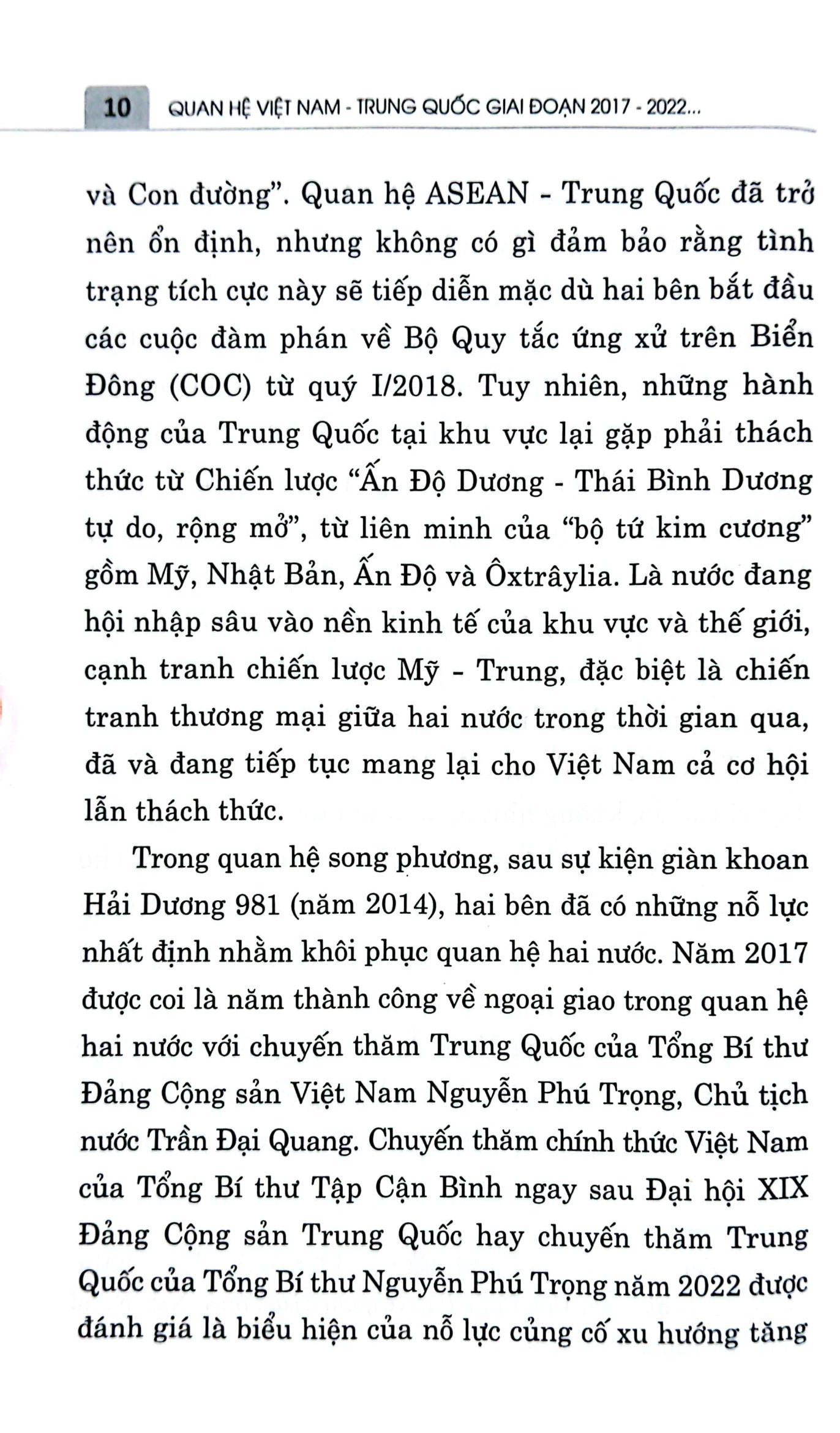Quan Hệ Việt Nam-Trung Quốc Giai Đoạn 2017-2022: Những Điều Chỉnh Chính Sách Của Trung Quốc Và Hàm Ý Đối Với Việt Nam PDF đọc ebook online, epub online, nghe sách nói audio miễn phí. Tải sách Quan Hệ Việt Nam-Trung Quốc Giai Đoạn 2017-2022: Những Điều Chỉnh Chính Sách Của Trung Quốc Và Hàm Ý Đối Với Việt Nam PDF đọc ebook online, epub online, nghe sách nói audio miễn phí.