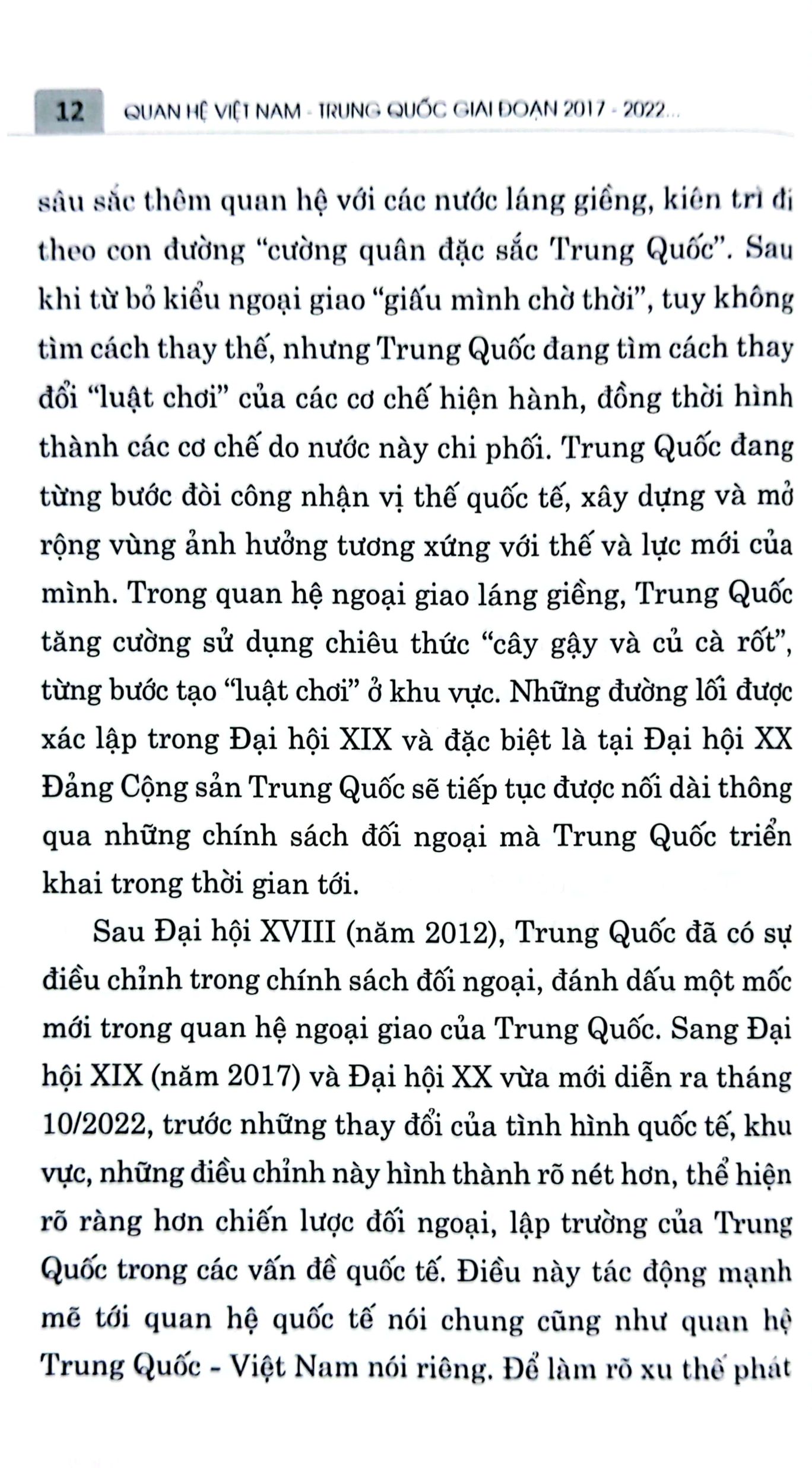 Quan Hệ Việt Nam-Trung Quốc Giai Đoạn 2017-2022: Những Điều Chỉnh Chính Sách Của Trung Quốc Và Hàm Ý Đối Với Việt Nam PDF đọc ebook online, epub online, nghe sách nói audio miễn phí. Tải sách Quan Hệ Việt Nam-Trung Quốc Giai Đoạn 2017-2022: Những Điều Chỉnh Chính Sách Của Trung Quốc Và Hàm Ý Đối Với Việt Nam PDF đọc ebook online, epub online, nghe sách nói audio miễn phí.