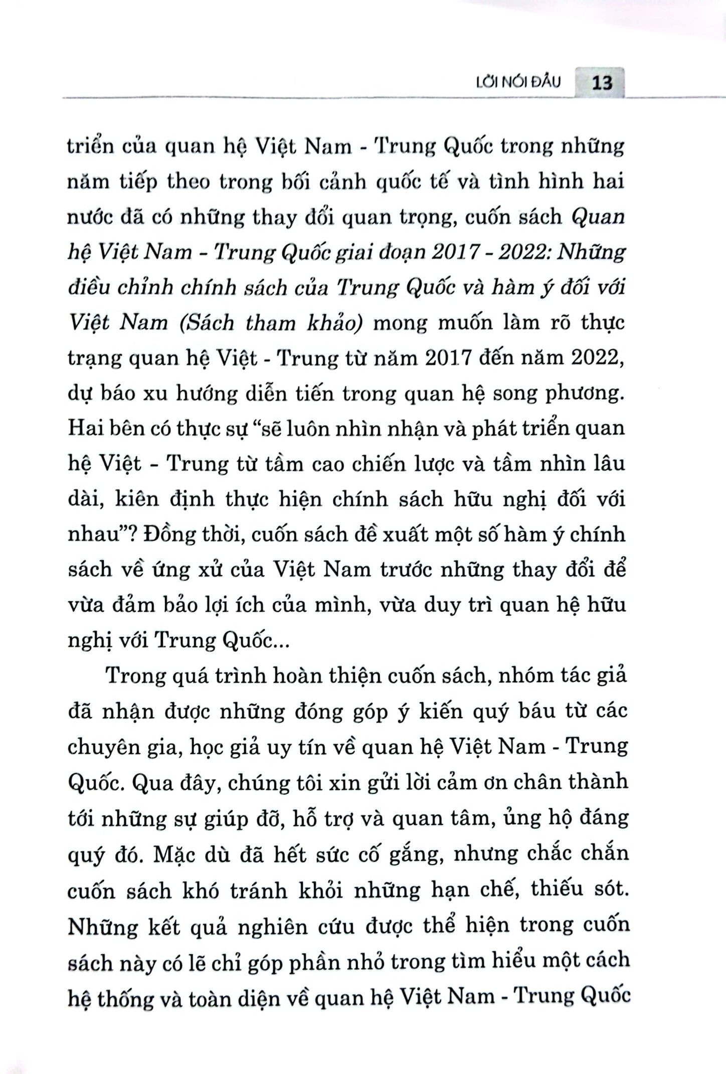 Quan Hệ Việt Nam-Trung Quốc Giai Đoạn 2017-2022: Những Điều Chỉnh Chính Sách Của Trung Quốc Và Hàm Ý Đối Với Việt Nam PDF đọc ebook online, epub online, nghe sách nói audio miễn phí. Tải sách Quan Hệ Việt Nam-Trung Quốc Giai Đoạn 2017-2022: Những Điều Chỉnh Chính Sách Của Trung Quốc Và Hàm Ý Đối Với Việt Nam PDF đọc ebook online, epub online, nghe sách nói audio miễn phí.