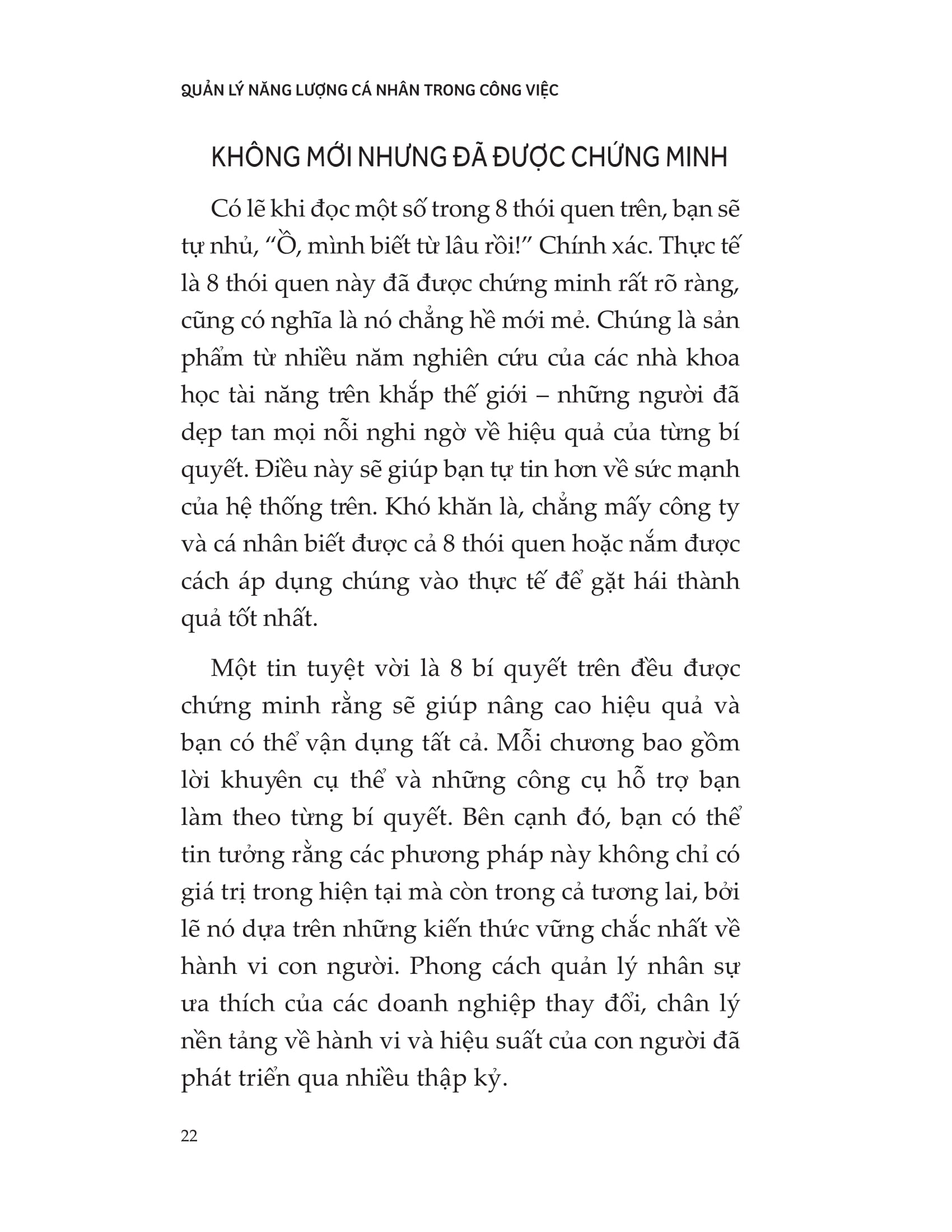 Quản Lý Năng Lượng Cá Nhân Trong Công Việc PDF Quản Lý Năng Lượng Cá Nhân Trong Công Việc PDF