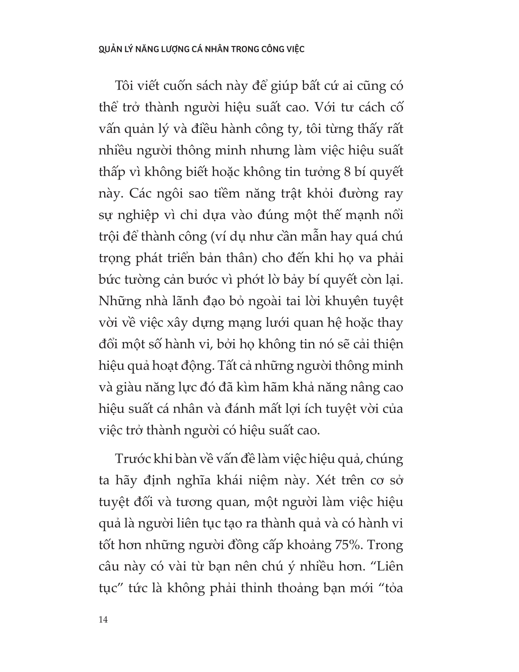 Quản Lý Năng Lượng Cá Nhân Trong Công Việc PDF Quản Lý Năng Lượng Cá Nhân Trong Công Việc PDF