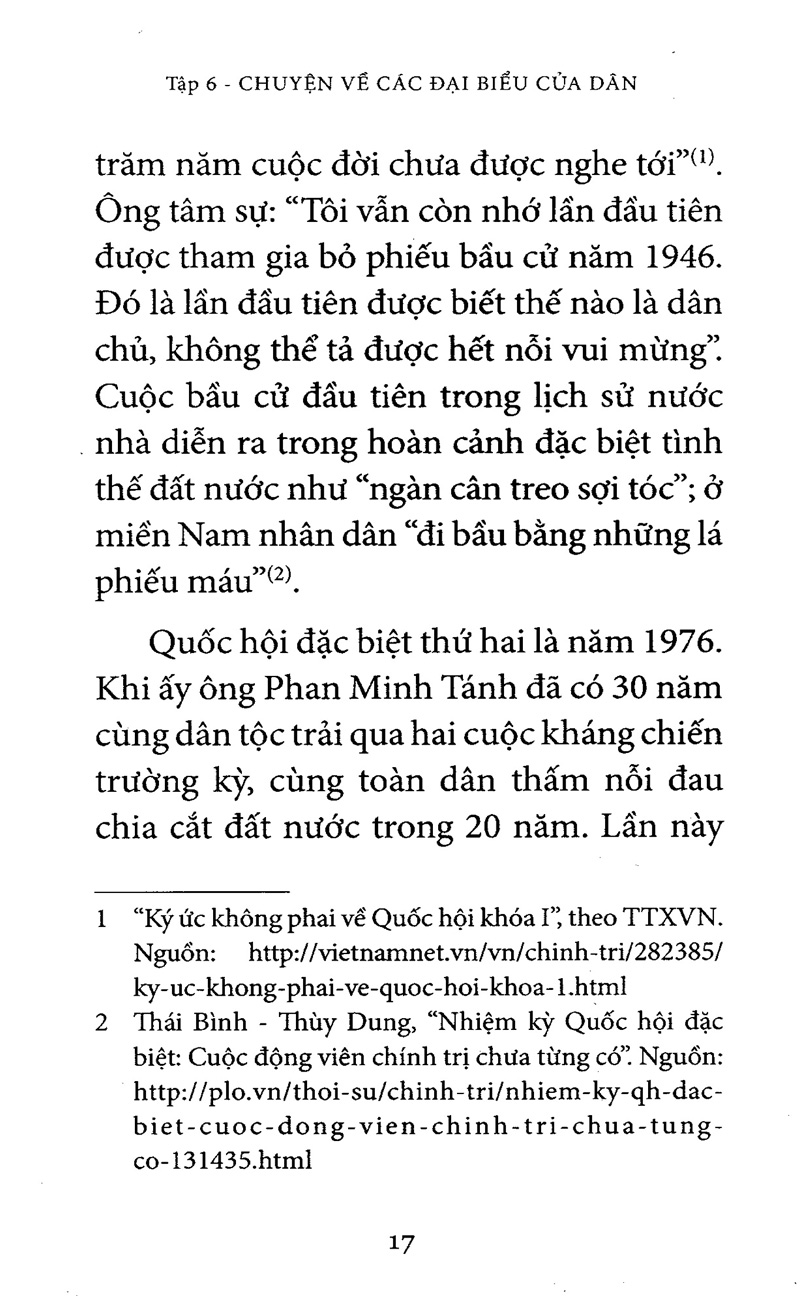 Tải sách Quốc Hội Khóa 6 - Chuyện Về Các Đại Biểu Của Dân (Tập 6) PDF đọc ebook online, epub online, nghe sách nói audio miễn phí.