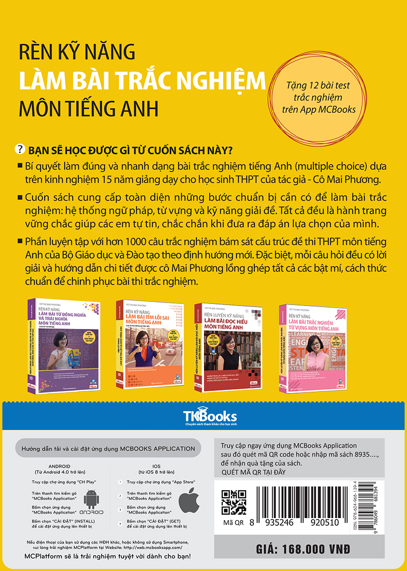 Rèn Kỹ Năng Làm Bài Trắc Nghiệm Môn Tiếng Anh PDF đọc ebook online, epub online, nghe sách nói audio miễn phí. Rèn Kỹ Năng Làm Bài Trắc Nghiệm Môn Tiếng Anh PDF đọc ebook online, epub online, nghe sách nói audio miễn phí.