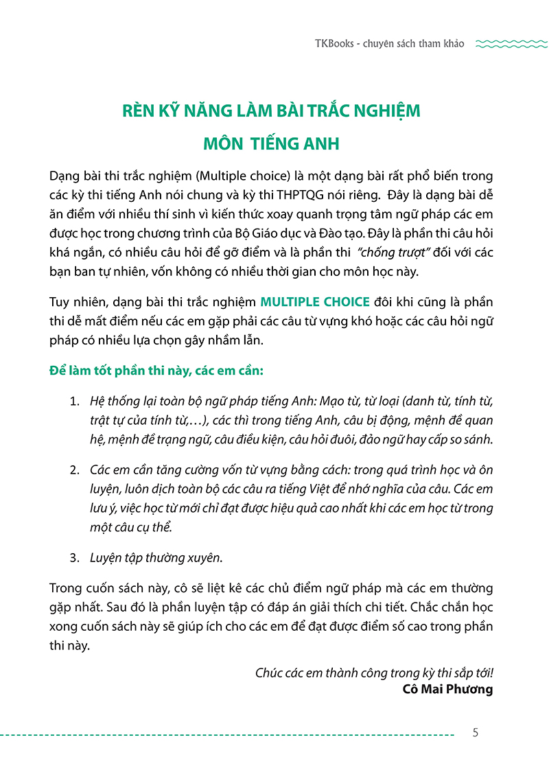 Rèn Kỹ Năng Làm Bài Trắc Nghiệm Môn Tiếng Anh PDF đọc ebook online, epub online, nghe sách nói audio miễn phí. Rèn Kỹ Năng Làm Bài Trắc Nghiệm Môn Tiếng Anh PDF đọc ebook online, epub online, nghe sách nói audio miễn phí.