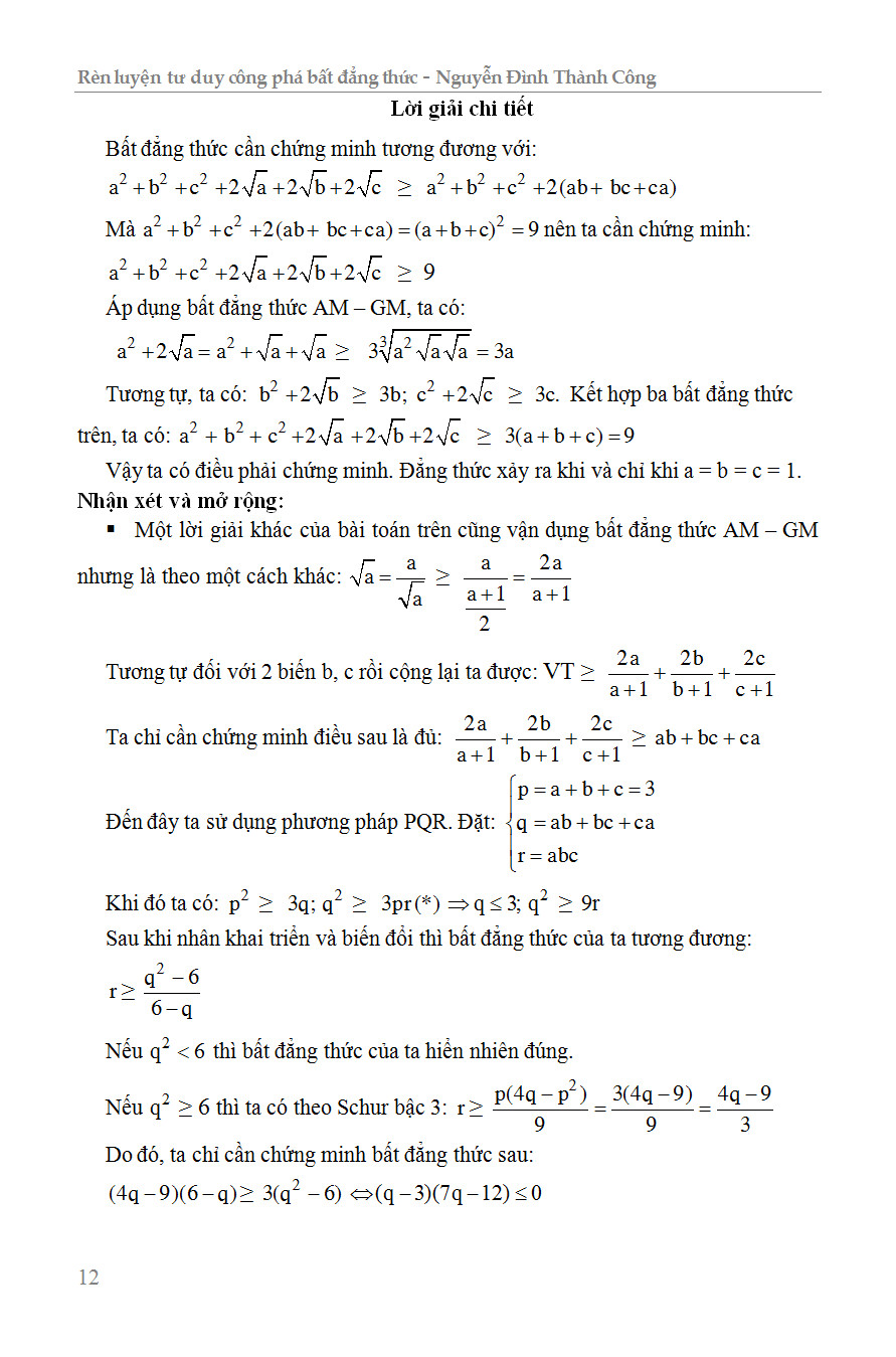 Rèn Luyện Tư Duy Công Phá Bất Đẳng Thức PDF đọc ebook online, epub online, nghe sách nói audio miễn phí. Rèn Luyện Tư Duy Công Phá Bất Đẳng Thức PDF đọc ebook online, epub online, nghe sách nói audio miễn phí.