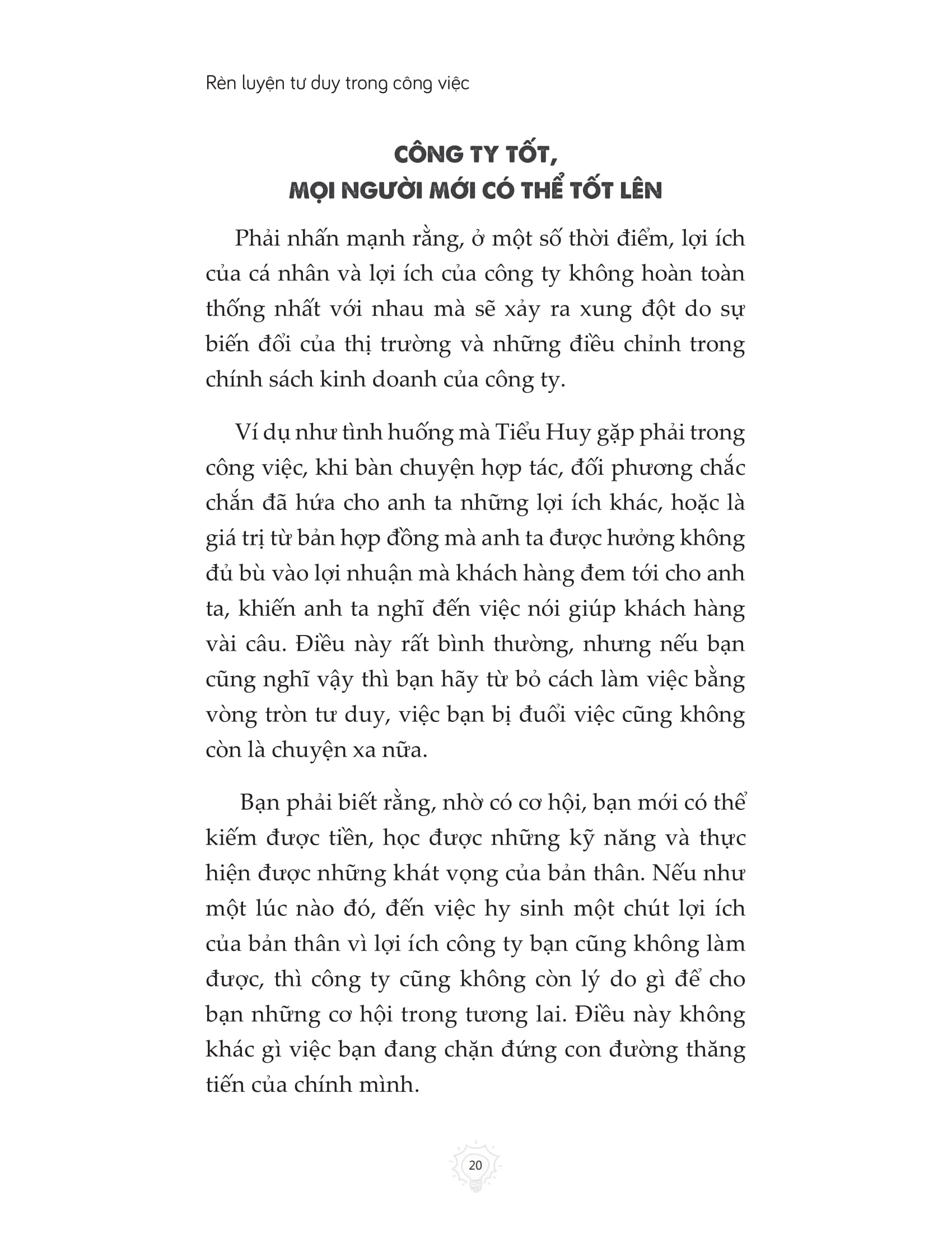 Rèn Luyện Tư Duy Trong Công Việc PDF Rèn Luyện Tư Duy Trong Công Việc PDF