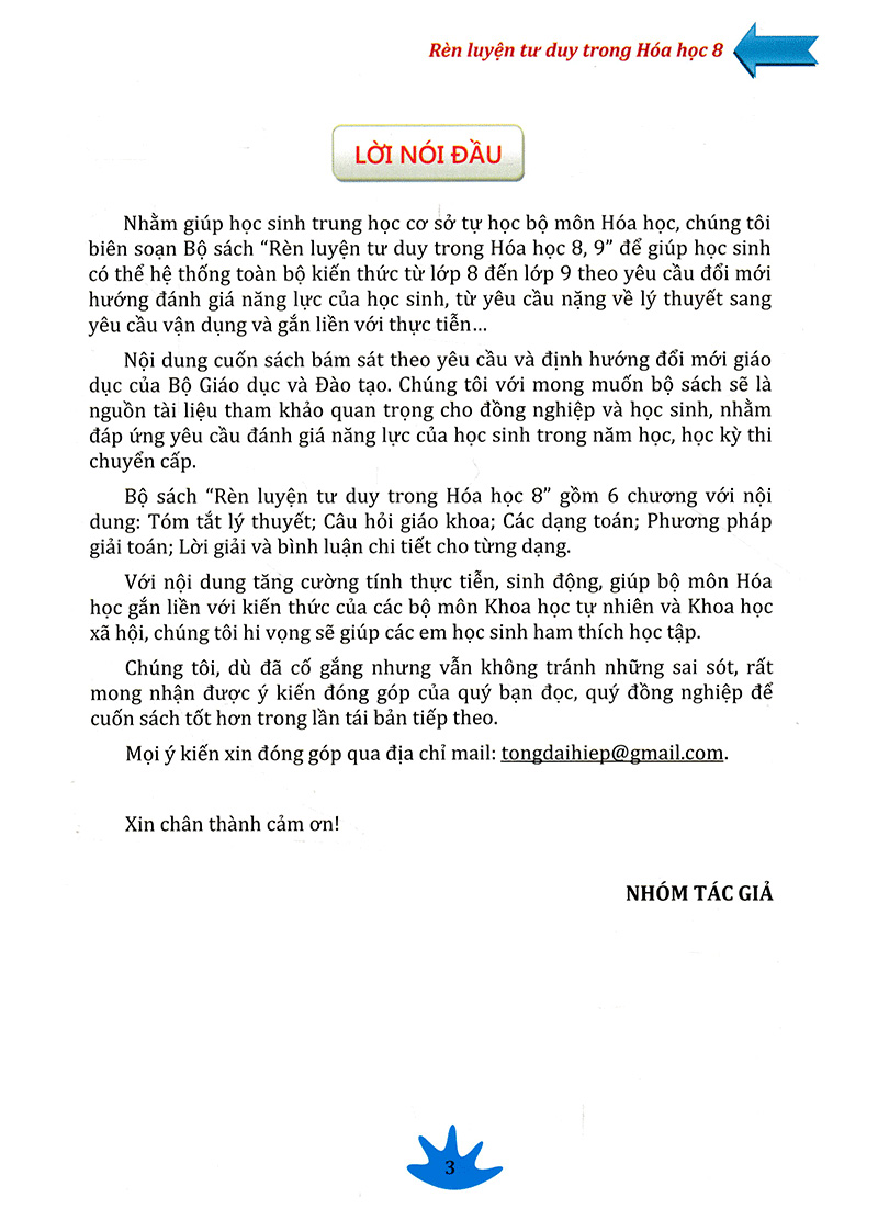 Tải sách Rèn Luyện Tư Duy Trong Hóa Học Lớp 8 PDF đọc ebook online, epub online, nghe sách nói audio miễn phí.