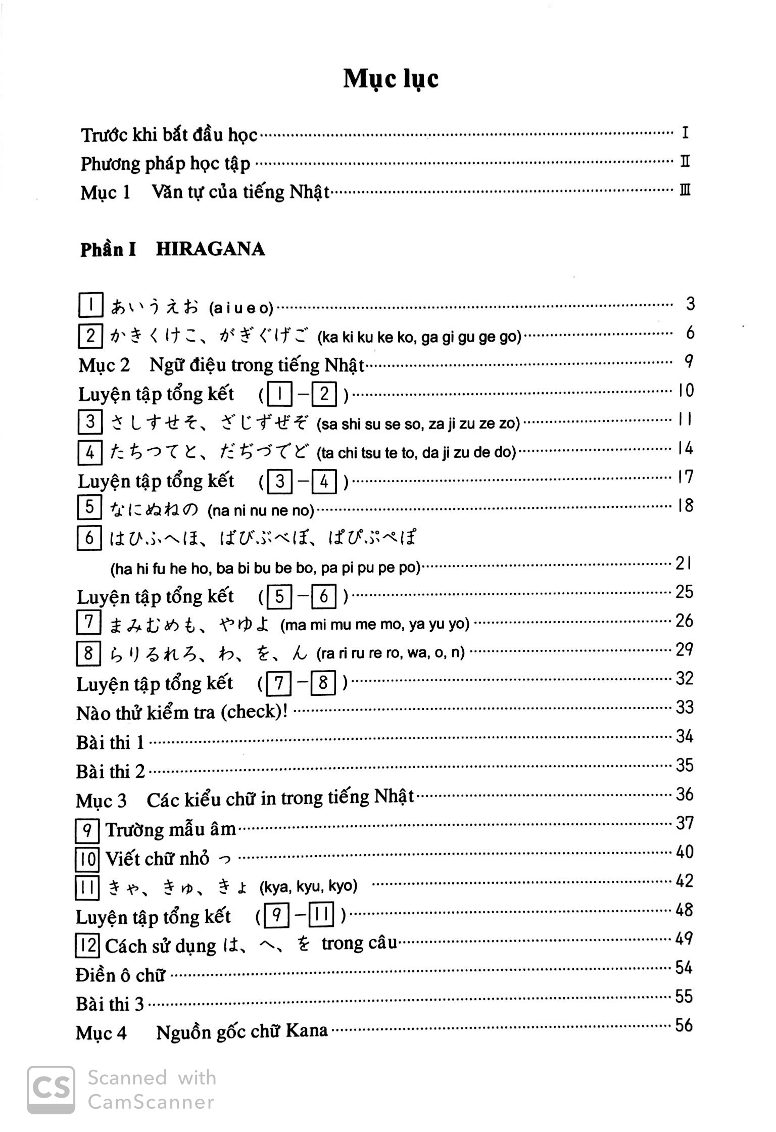 Sách Tự Học Hiragana Katakana - Học Thông Qua Nghe Và Viết PDF