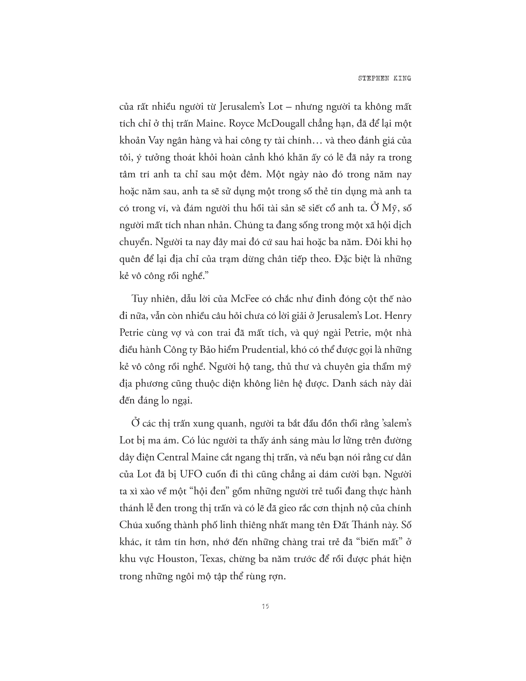 Salem’s Lot - Thị Trấn Ma Cà Rồng PDF Salem’s Lot - Thị Trấn Ma Cà Rồng PDF