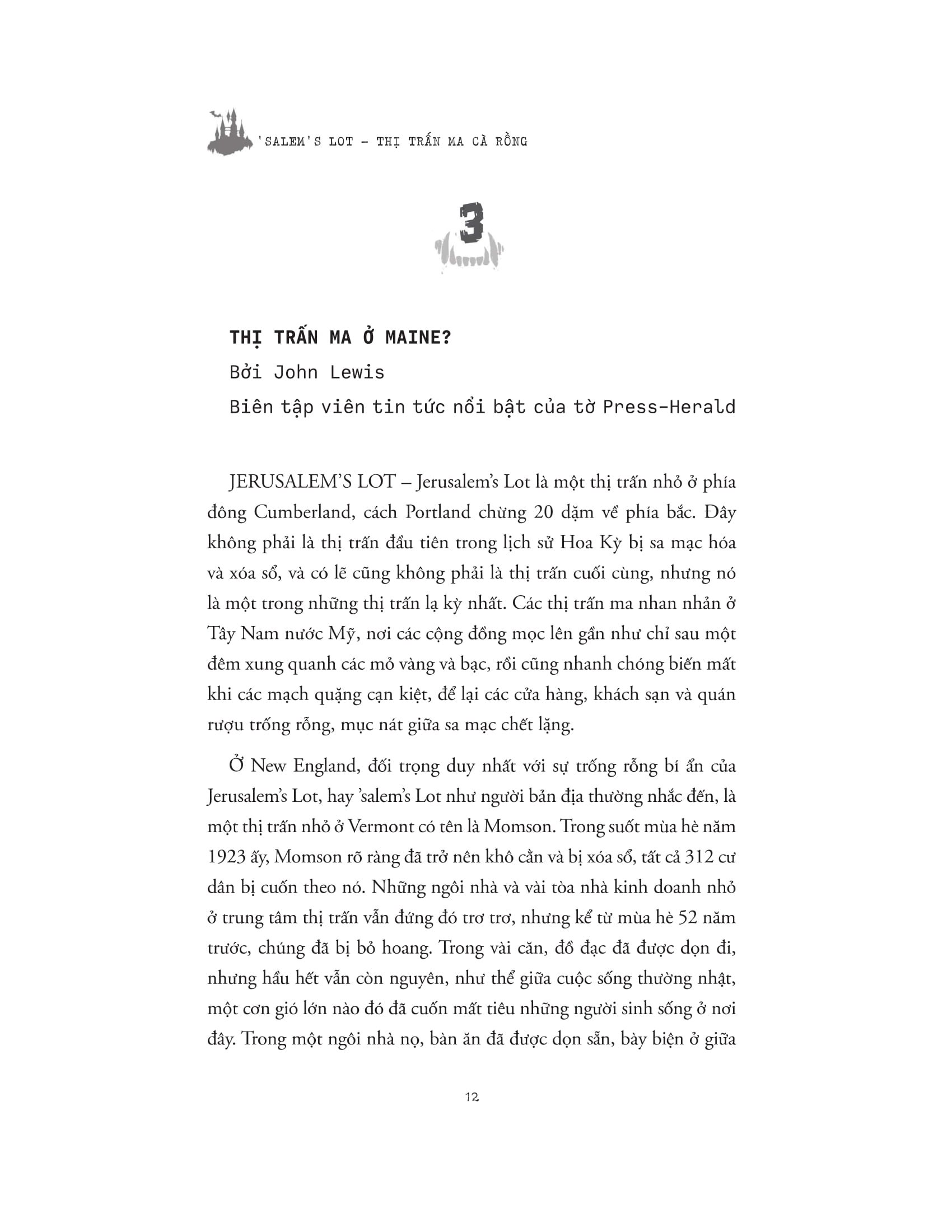 Salem’s Lot - Thị Trấn Ma Cà Rồng PDF Salem’s Lot - Thị Trấn Ma Cà Rồng PDF