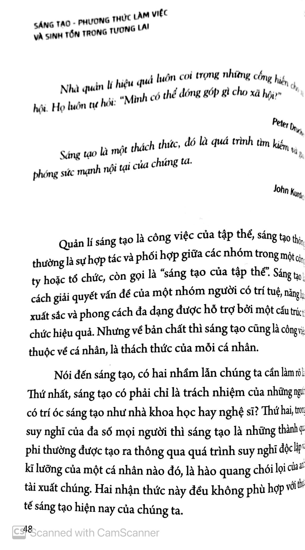 Sáng Tạo - Phương Thức Làm Việc Và Sinh Tồn Trong Tương Lai PDF