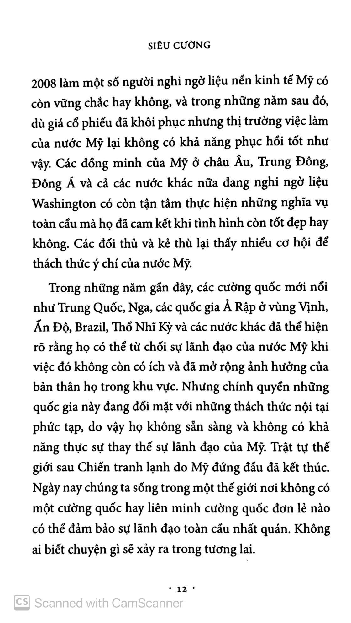 Tải sách Siêu Cường - Ba Lựa Chọn Về Vai Trò Của Hoa Kỳ Đối Với Thế Giới PDF đọc ebook online, epub online, nghe sách nói audio miễn phí.