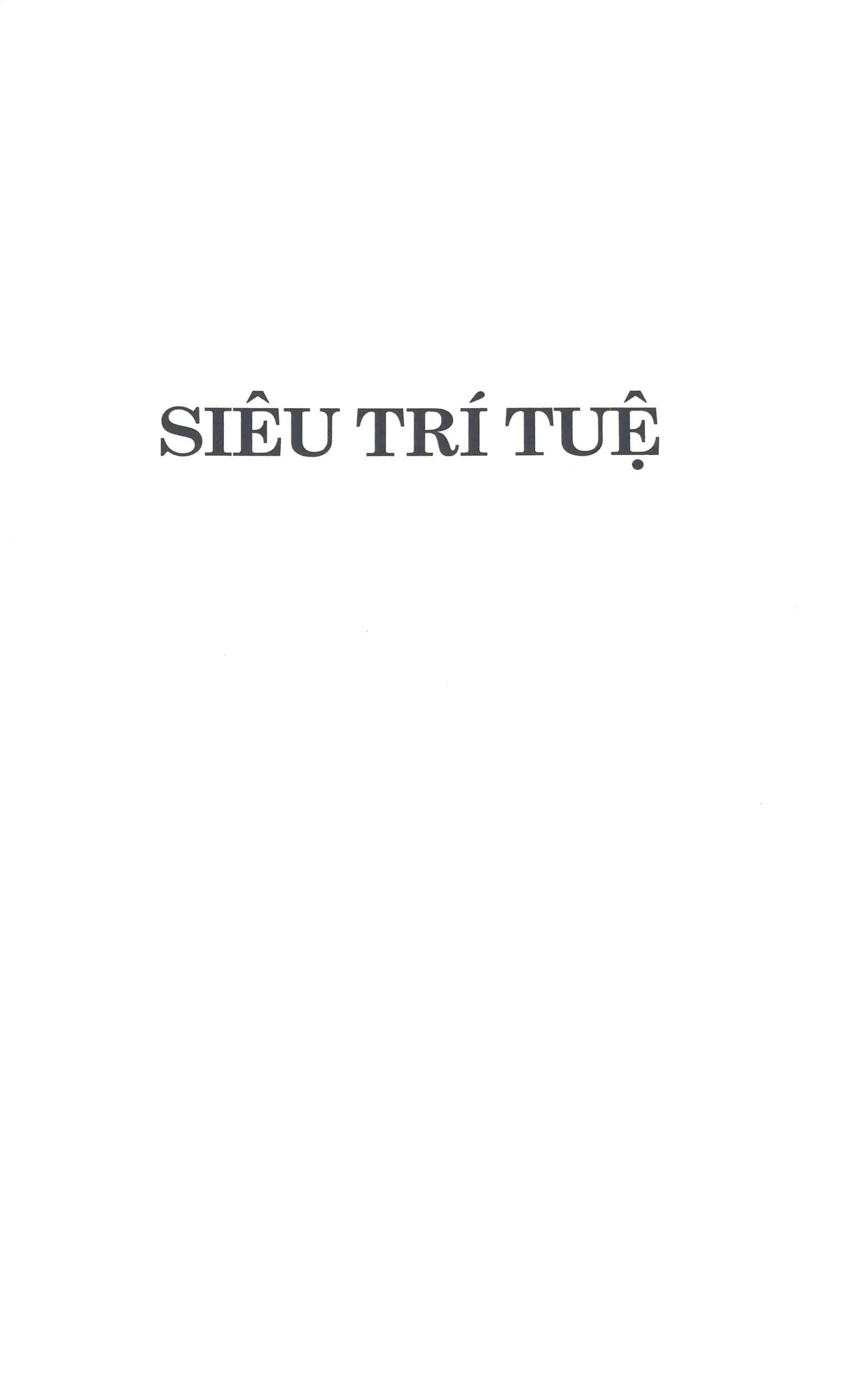 Siêu Trí Tuệ - Hình 2