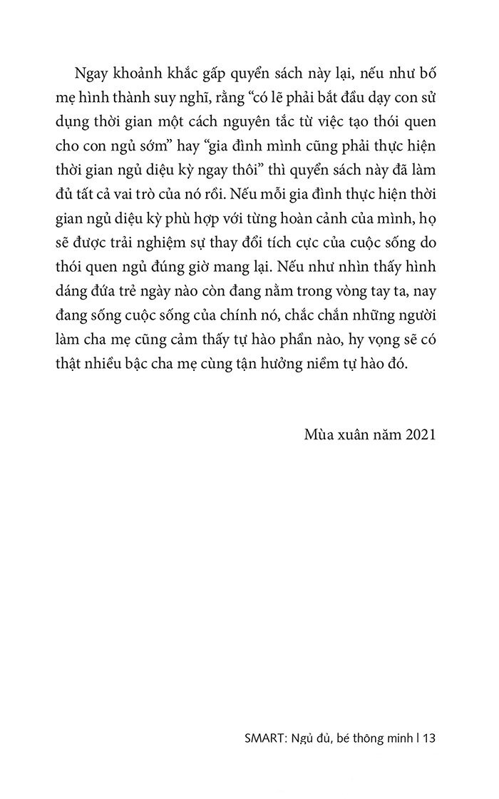 Smart - Ngủ Đủ, Bé Thông Minh - Làm Sao Để Tạo Thói Quen Đi Ngủ Đúng Cho Trẻ? PDF đọc ebook online, epub online, nghe sách nói audio miễn phí.