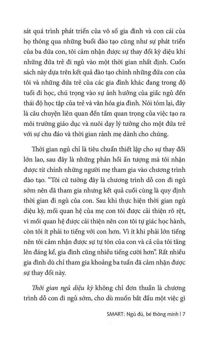 Smart - Ngủ Đủ, Bé Thông Minh - Làm Sao Để Tạo Thói Quen Đi Ngủ Đúng Cho Trẻ? PDF đọc ebook online, epub online, nghe sách nói audio miễn phí.