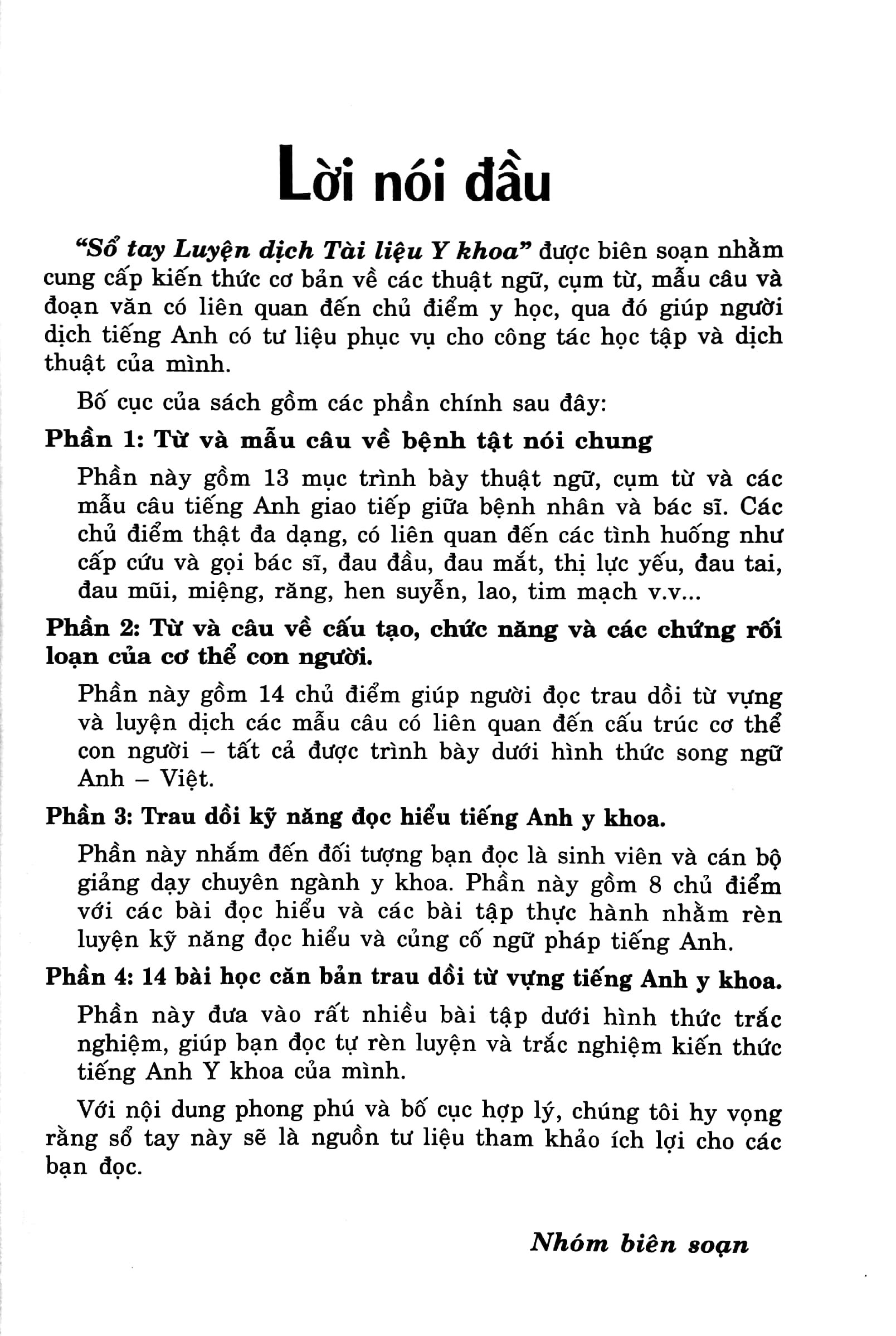 Sổ Tay Luyện Dịch Tài Liệu Y Khoa (Anh - Việt) PDF đọc ebook online, epub online, nghe sách nói audio miễn phí. Sổ Tay Luyện Dịch Tài Liệu Y Khoa (Anh - Việt) PDF đọc ebook online, epub online, nghe sách nói audio miễn phí.