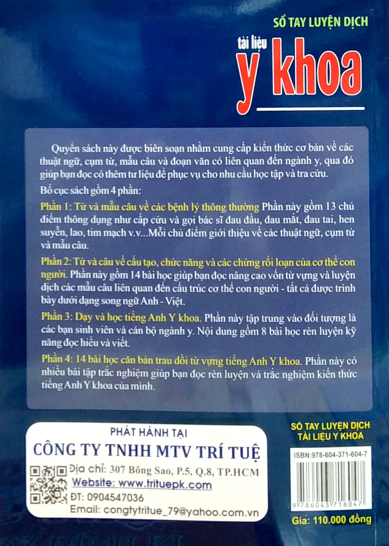 Sổ Tay Luyện Dịch Tài Liệu Y Khoa (Anh - Việt) PDF đọc ebook online, epub online, nghe sách nói audio miễn phí. Sổ Tay Luyện Dịch Tài Liệu Y Khoa (Anh - Việt) PDF đọc ebook online, epub online, nghe sách nói audio miễn phí.