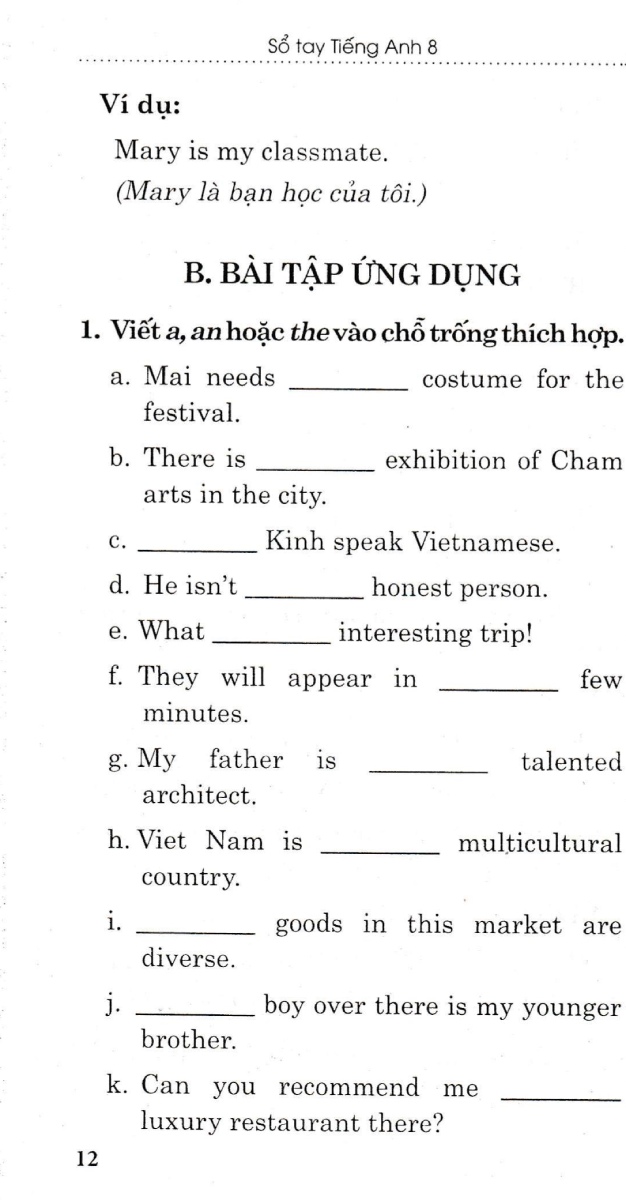 Tải sách Sổ Tay Tiếng Anh 8 PDF đọc ebook online, epub online, nghe sách nói audio miễn phí.