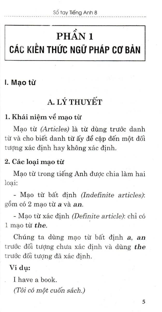 Tải sách Sổ Tay Tiếng Anh 8 PDF đọc ebook online, epub online, nghe sách nói audio miễn phí.