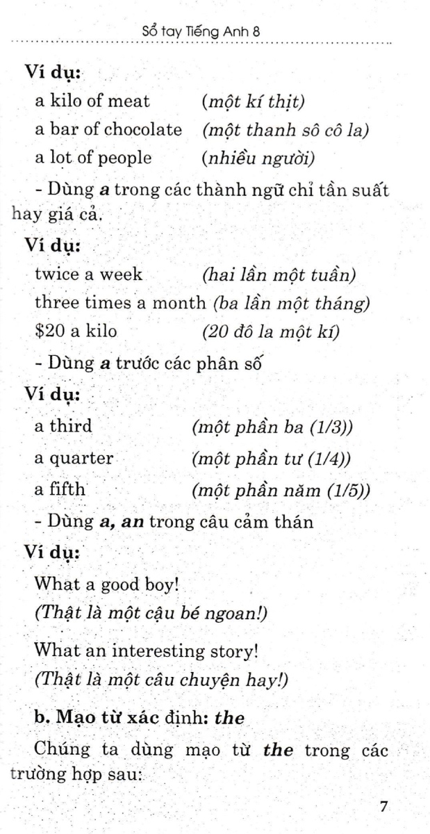 Tải sách Sổ Tay Tiếng Anh 8 PDF đọc ebook online, epub online, nghe sách nói audio miễn phí.