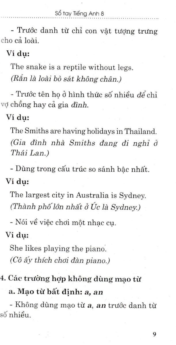 Tải sách Sổ Tay Tiếng Anh 8 PDF đọc ebook online, epub online, nghe sách nói audio miễn phí.