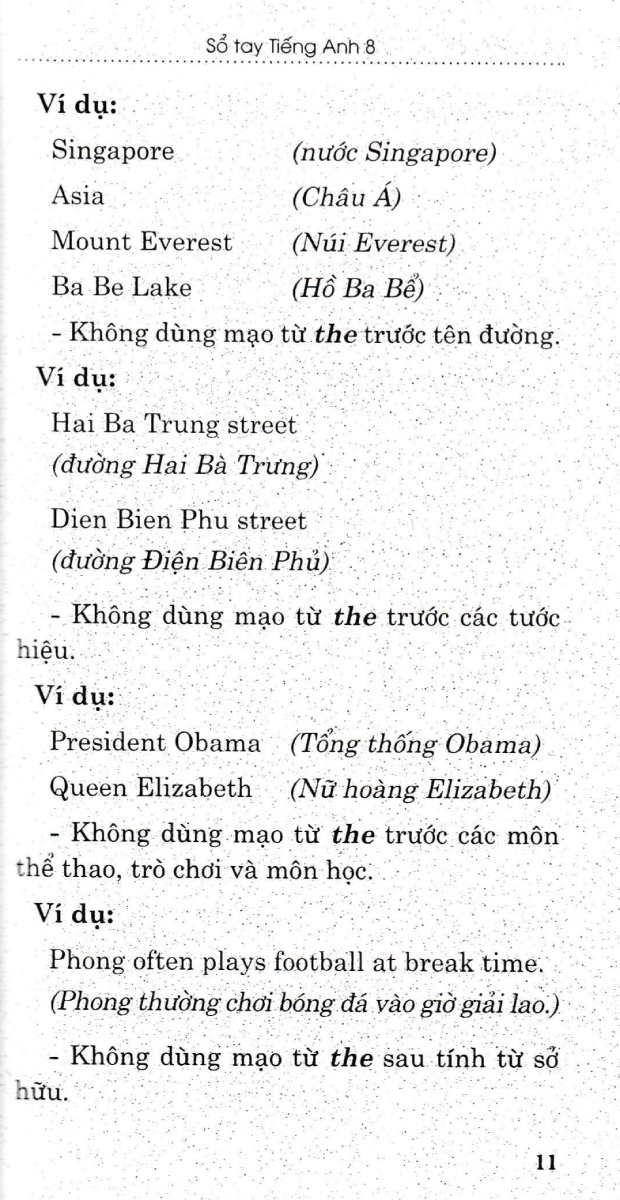 Tải sách Sổ Tay Tiếng Anh 8 PDF đọc ebook online, epub online, nghe sách nói audio miễn phí.