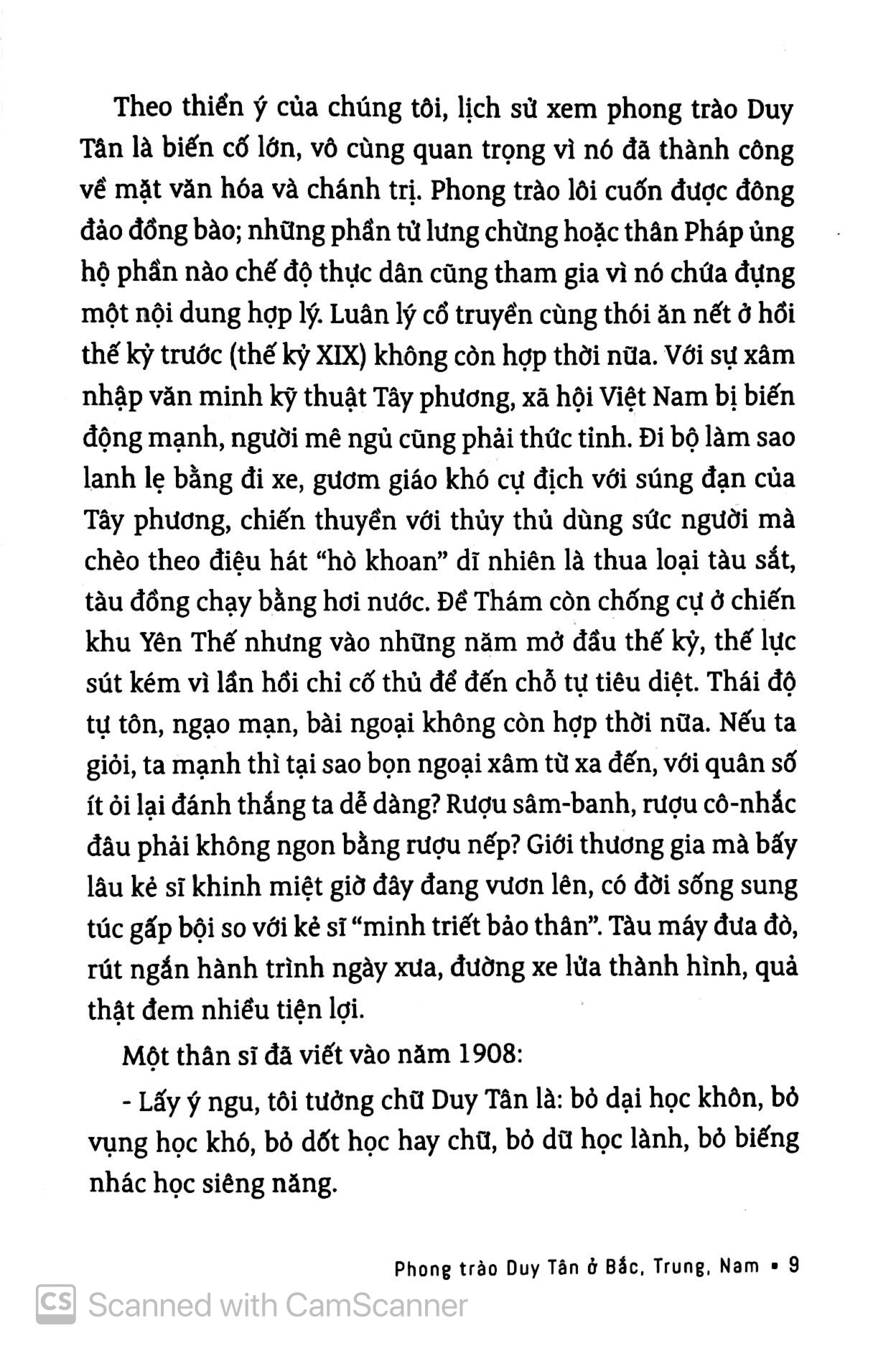 Sơn Nam - Phong Trào Duy Tân Ở Bắc, Trung, Nam PDF
