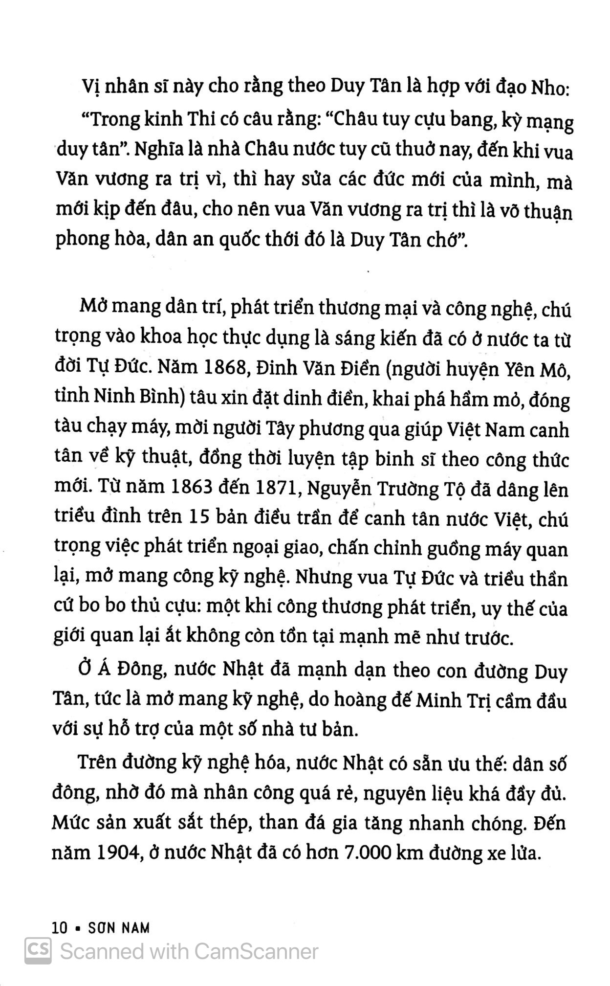 Sơn Nam - Phong Trào Duy Tân Ở Bắc, Trung, Nam PDF